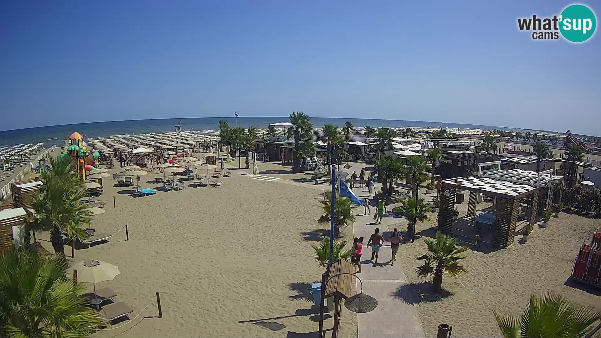 Bagno Primavera Beach – Piazzale Europa Rosolina Mare Strand webcam