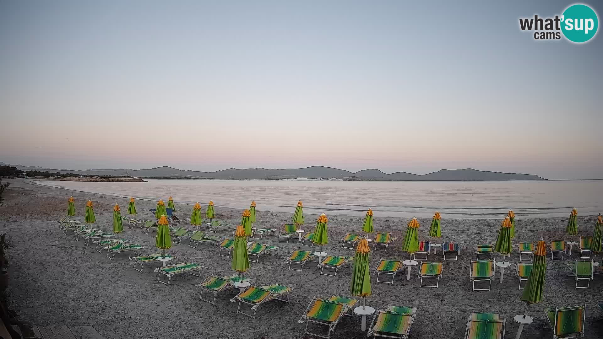 Spletna kamera Porto Pino – Pogled v živo iz Sant’Anna Arresi