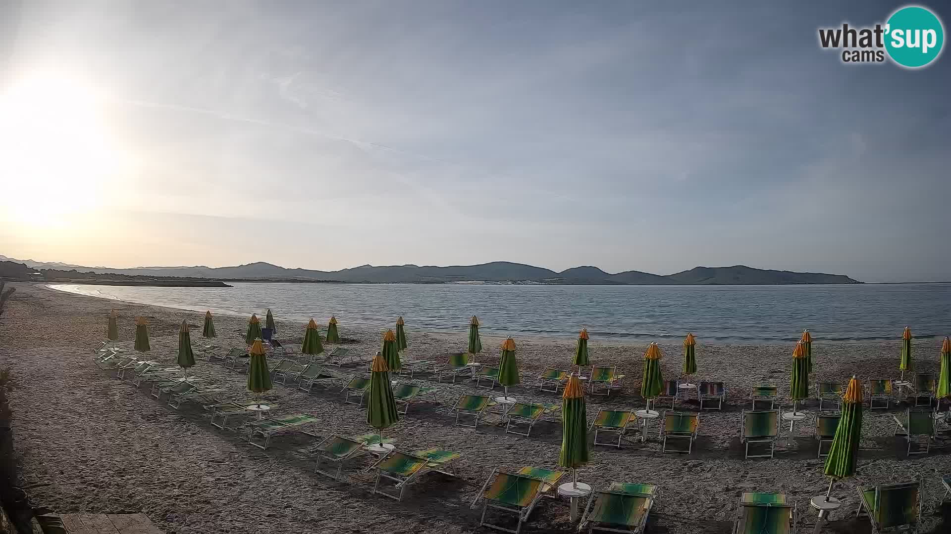 Spletna kamera Porto Pino – Pogled v živo iz Sant’Anna Arresi