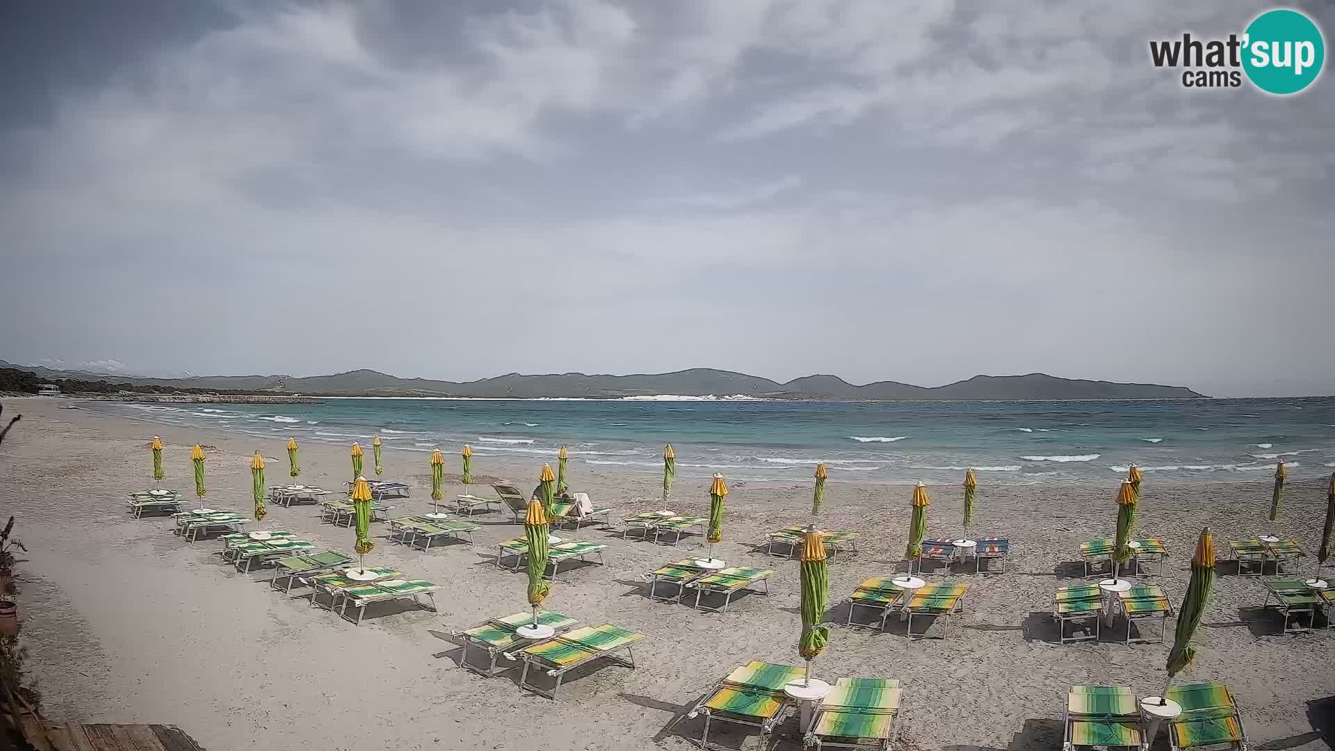 Spletna kamera Porto Pino – Pogled v živo iz Sant’Anna Arresi