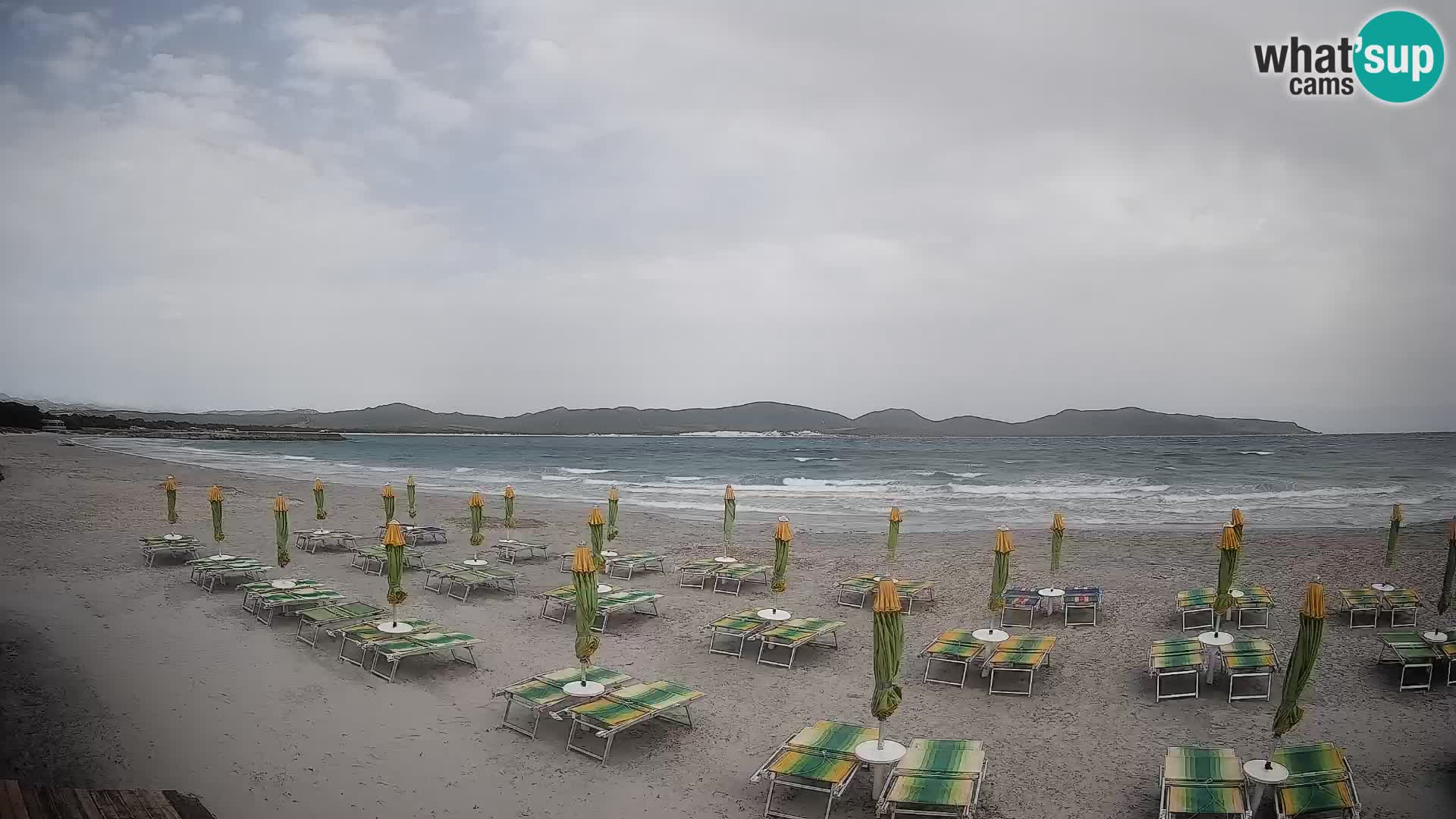 Spletna kamera Porto Pino – Pogled v živo iz Sant’Anna Arresi