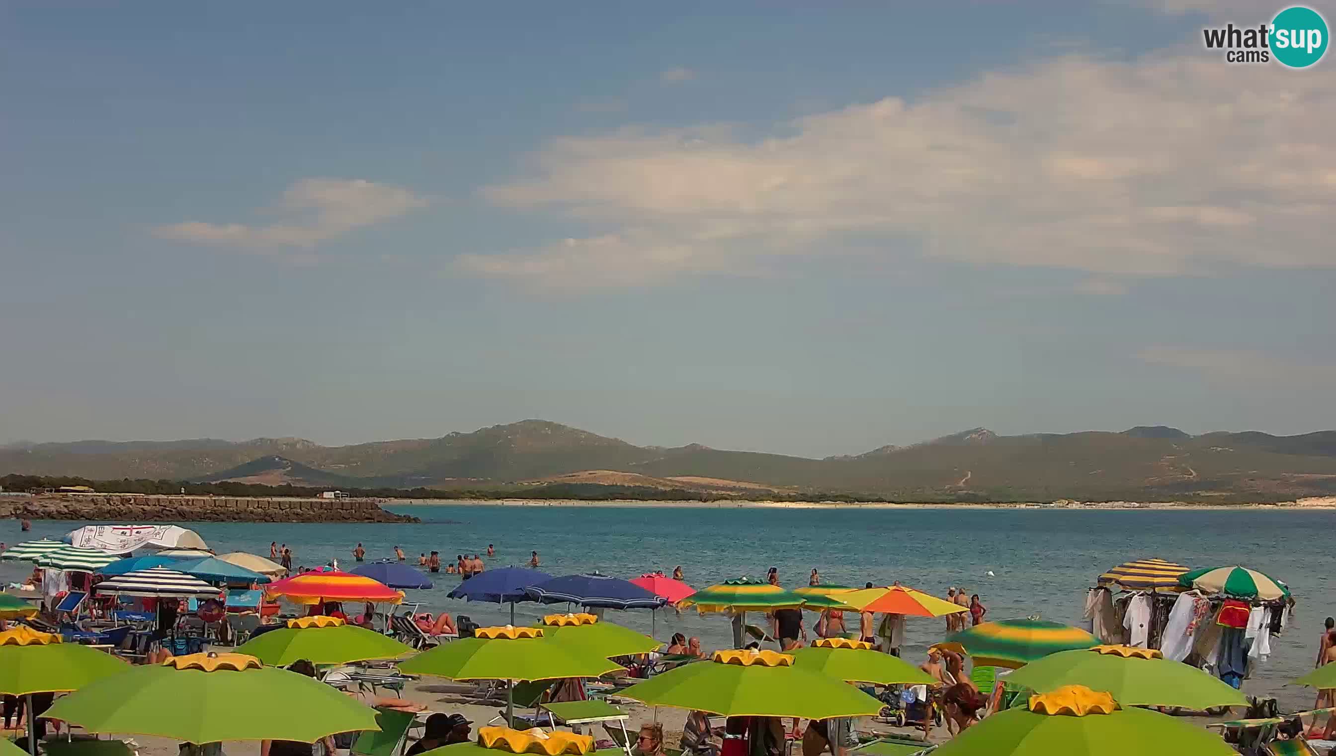 Spletna kamera Porto Pino – Pogled v živo iz Sant’Anna Arresi