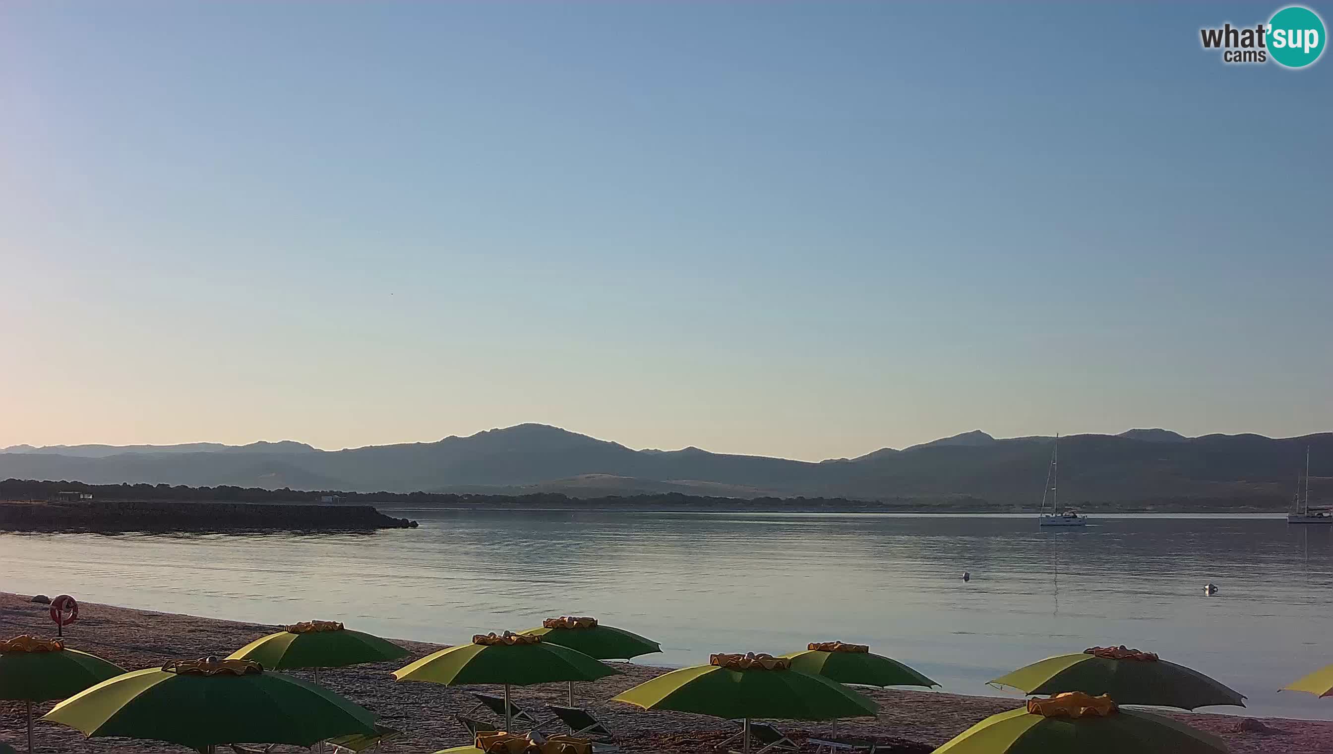 Spletna kamera Porto Pino – Pogled v živo iz Sant’Anna Arresi