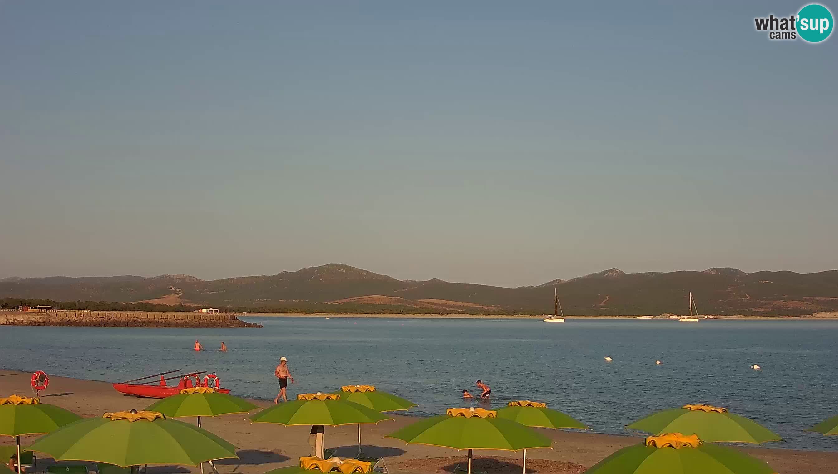 Spletna kamera Porto Pino – Pogled v živo iz Sant’Anna Arresi