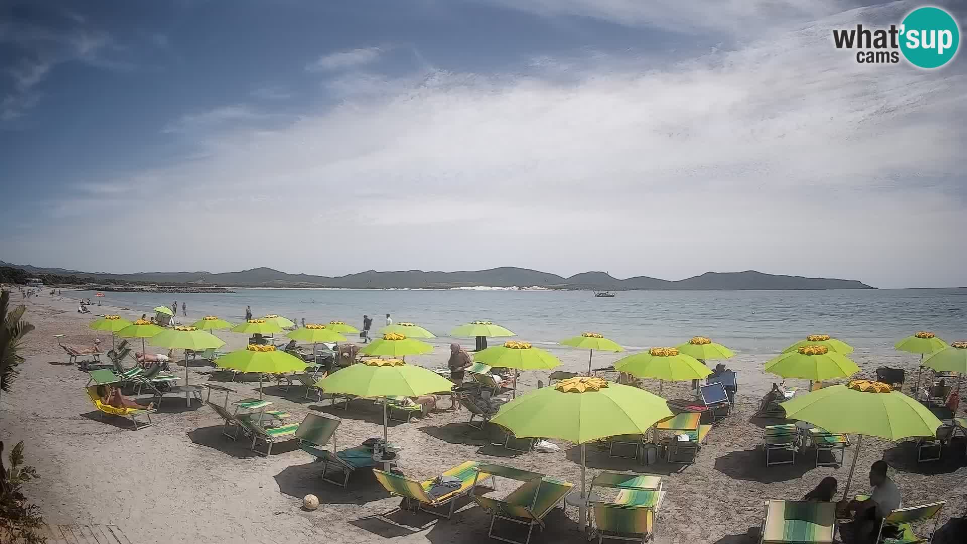 Spletna kamera Porto Pino – Pogled v živo iz Sant’Anna Arresi
