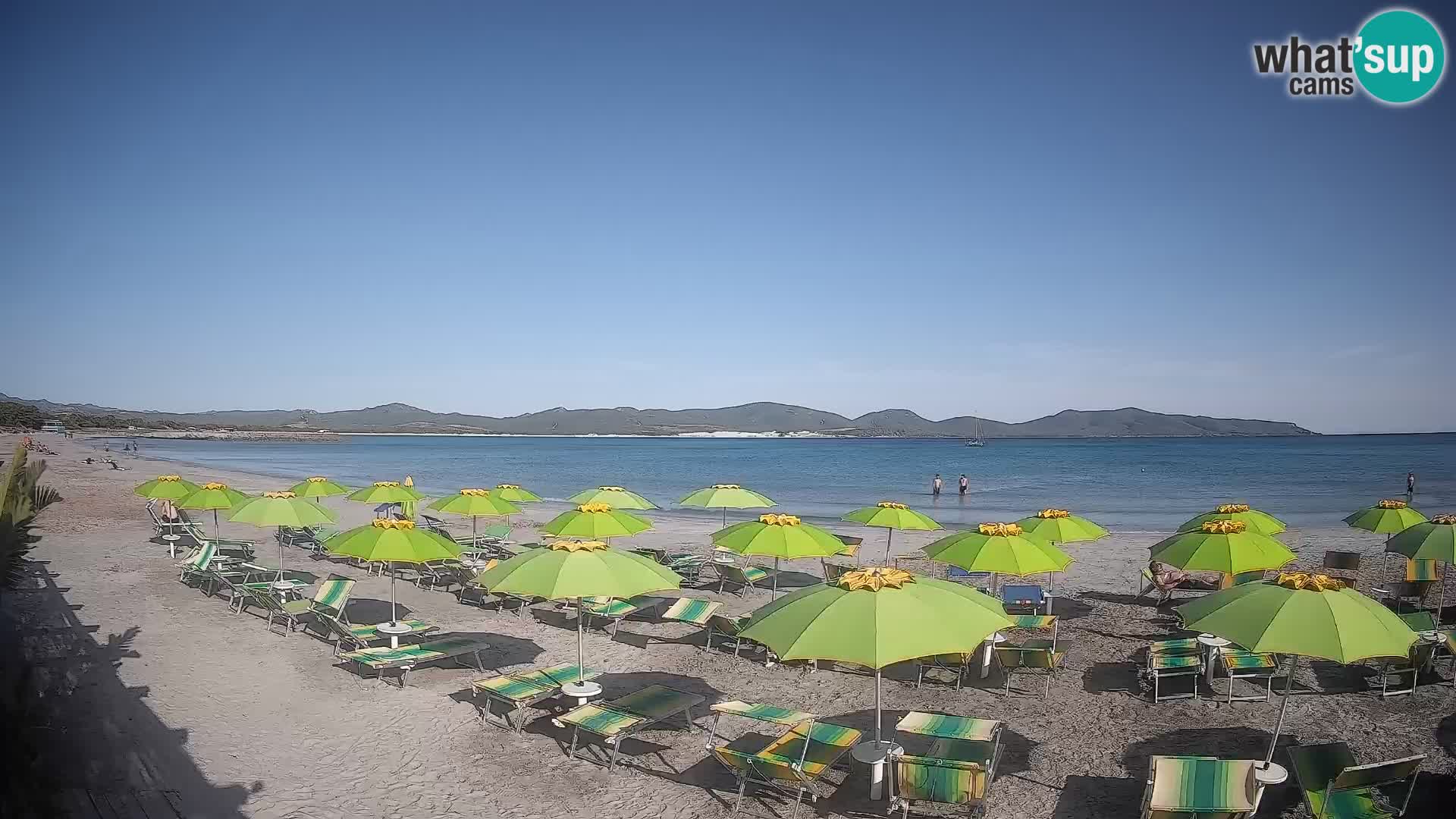 Spletna kamera Porto Pino – Pogled v živo iz Sant’Anna Arresi