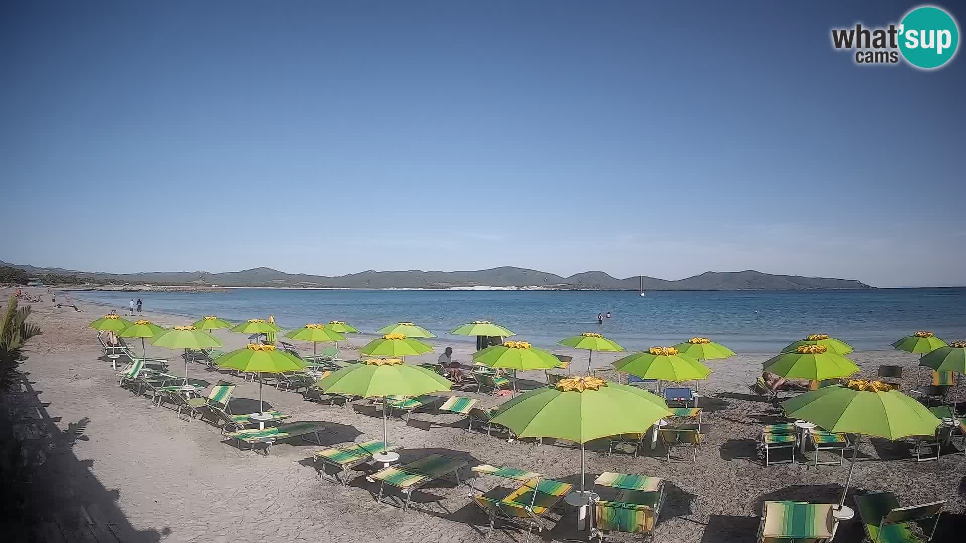 Spletna kamera Porto Pino – Pogled v živo iz Sant’Anna Arresi