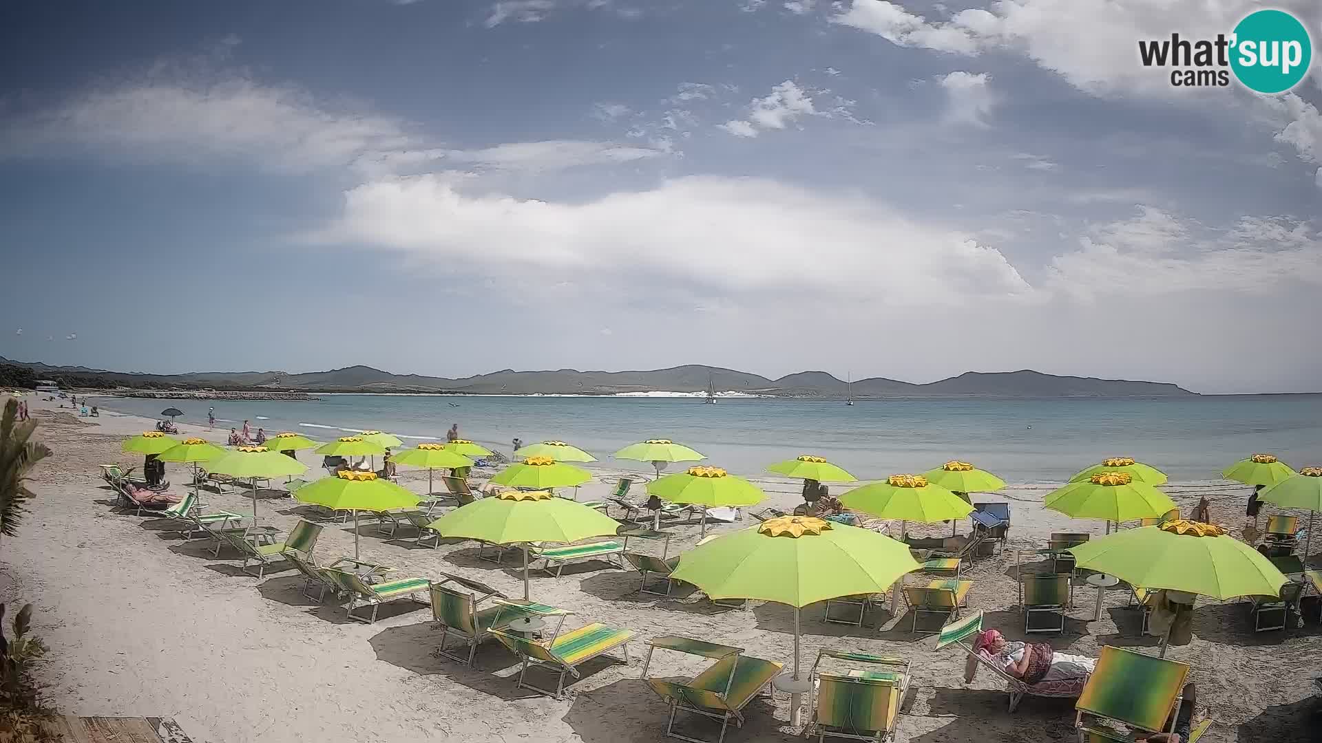 Spletna kamera Porto Pino – Pogled v živo iz Sant’Anna Arresi