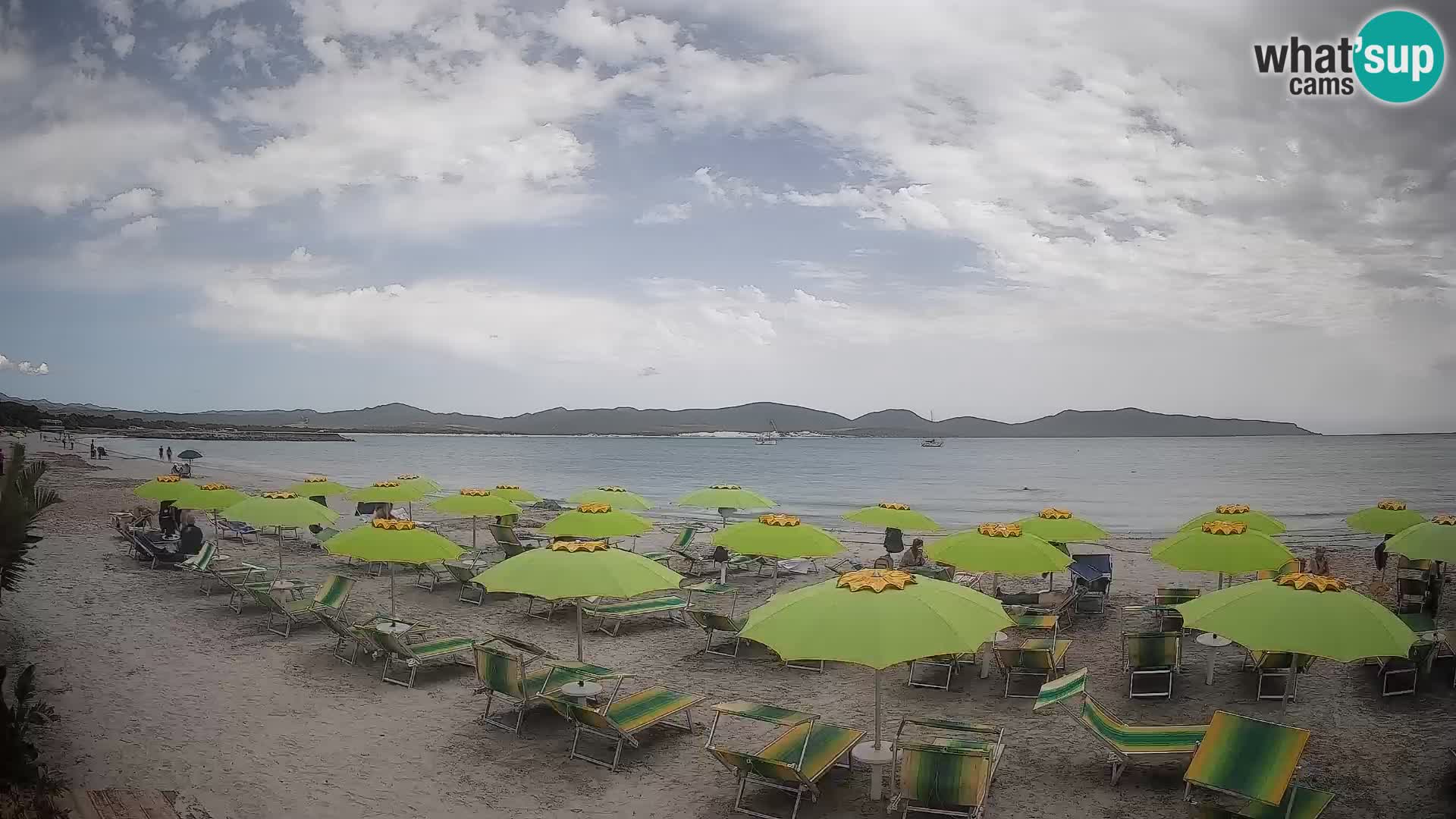 Spletna kamera Porto Pino – Pogled v živo iz Sant’Anna Arresi