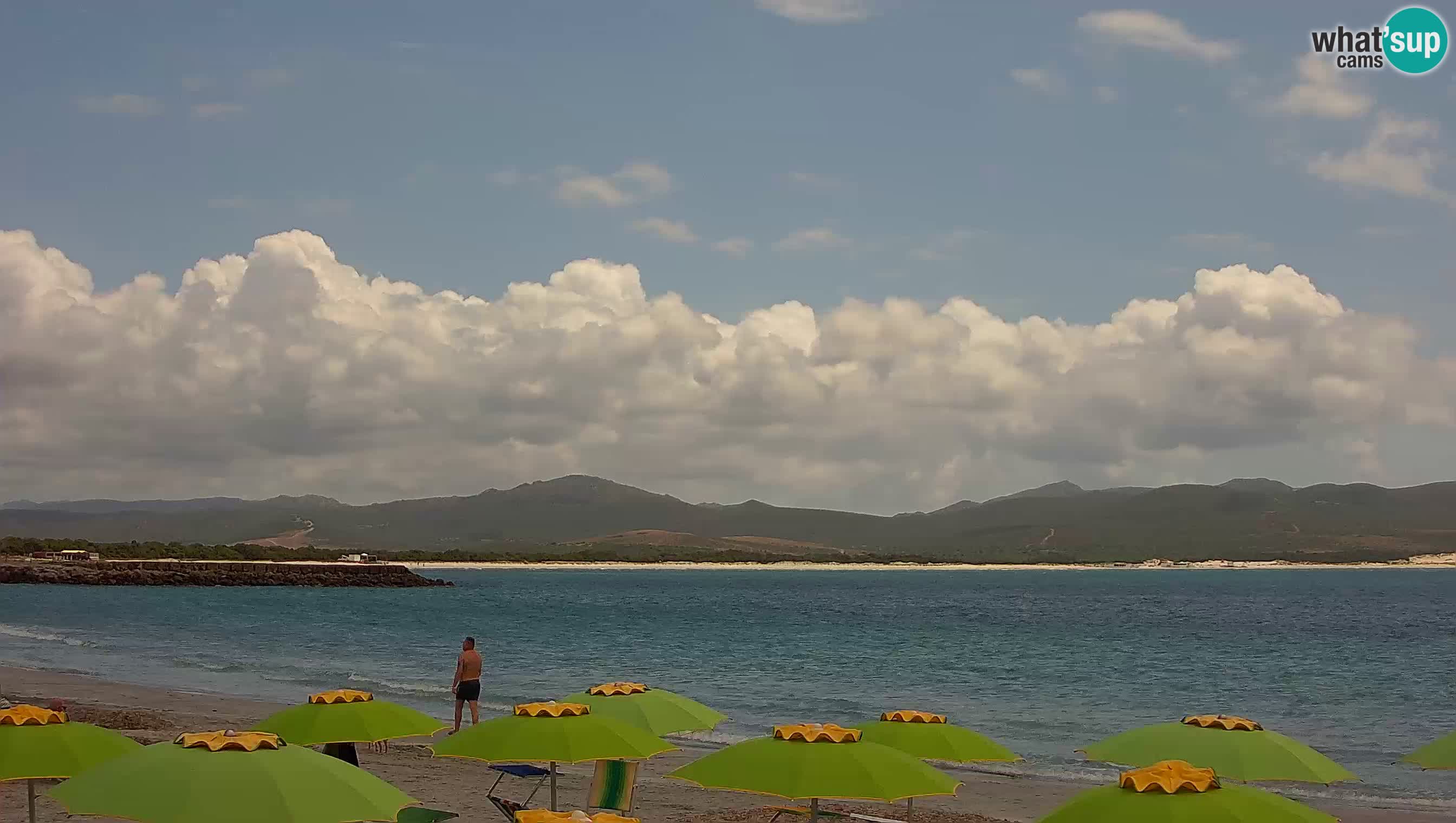 Spletna kamera Porto Pino – Pogled v živo iz Sant’Anna Arresi