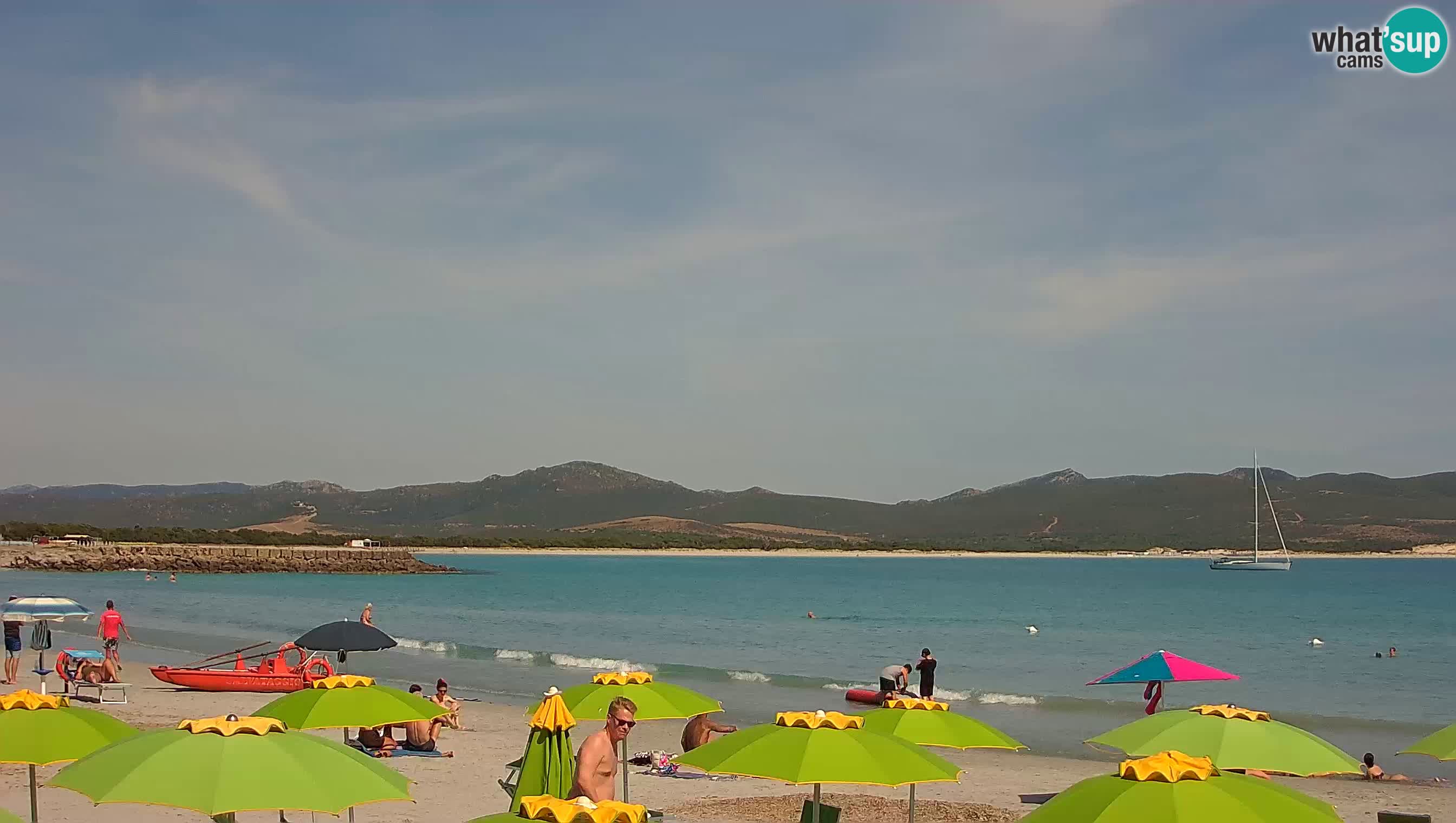 Spletna kamera Porto Pino – Pogled v živo iz Sant’Anna Arresi