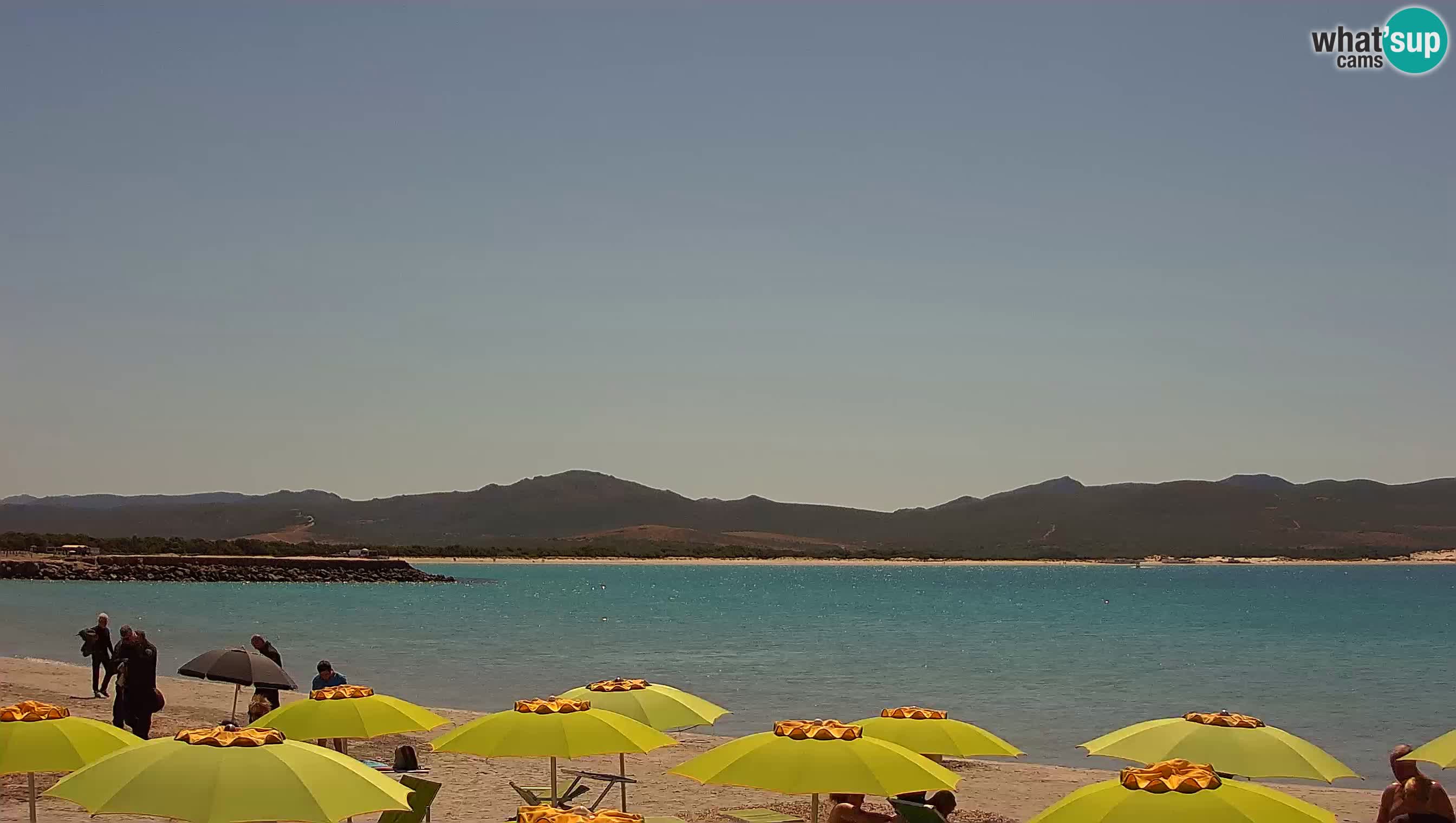 Spletna kamera Porto Pino – Pogled v živo iz Sant’Anna Arresi