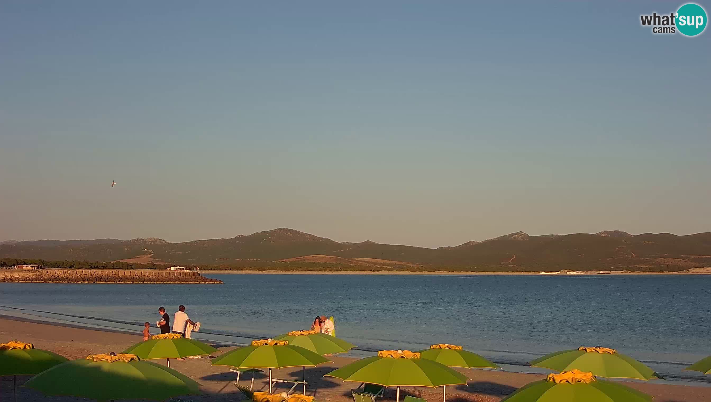 Spletna kamera Porto Pino – Pogled v živo iz Sant’Anna Arresi