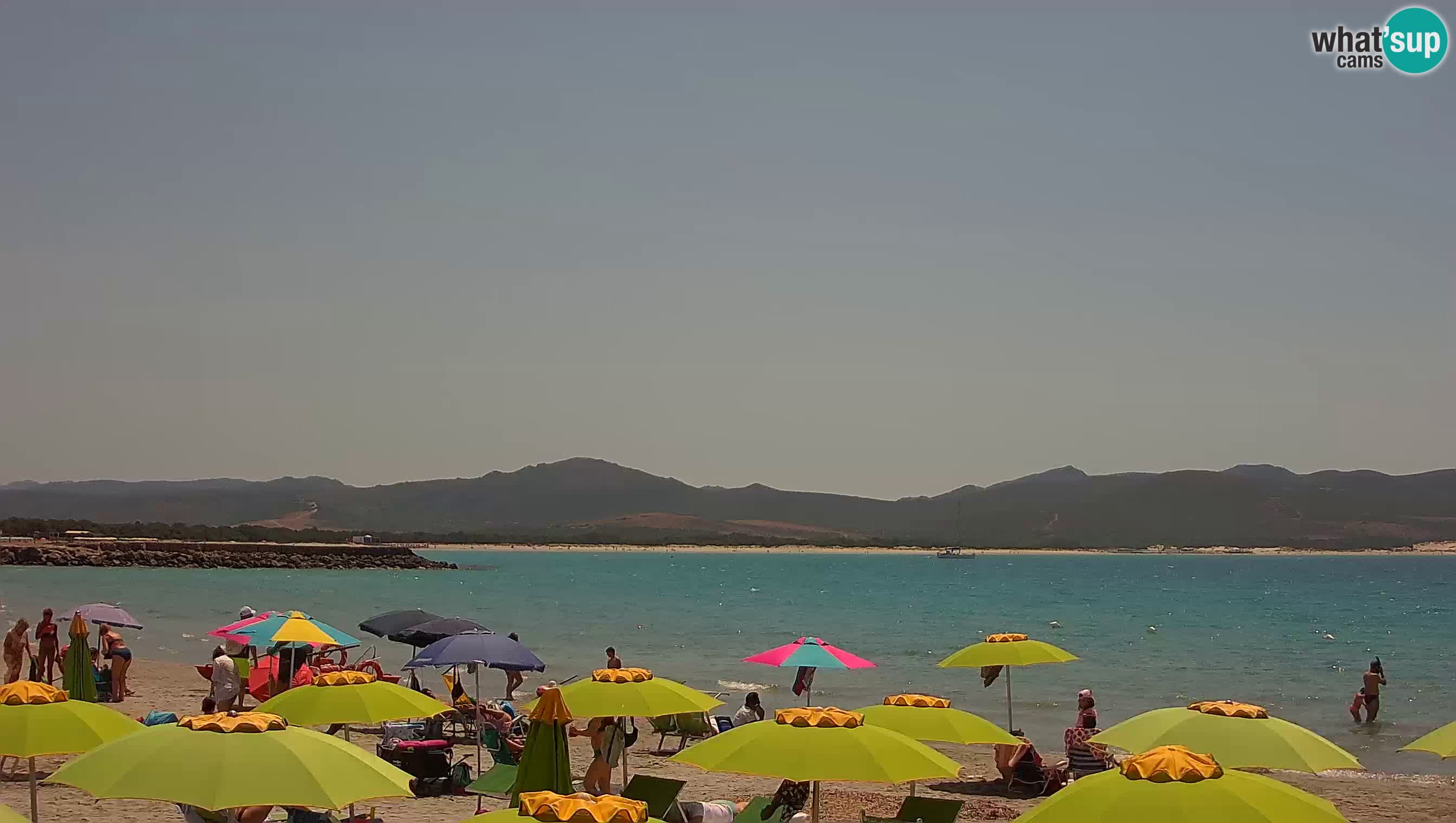 Spletna kamera Porto Pino – Pogled v živo iz Sant’Anna Arresi