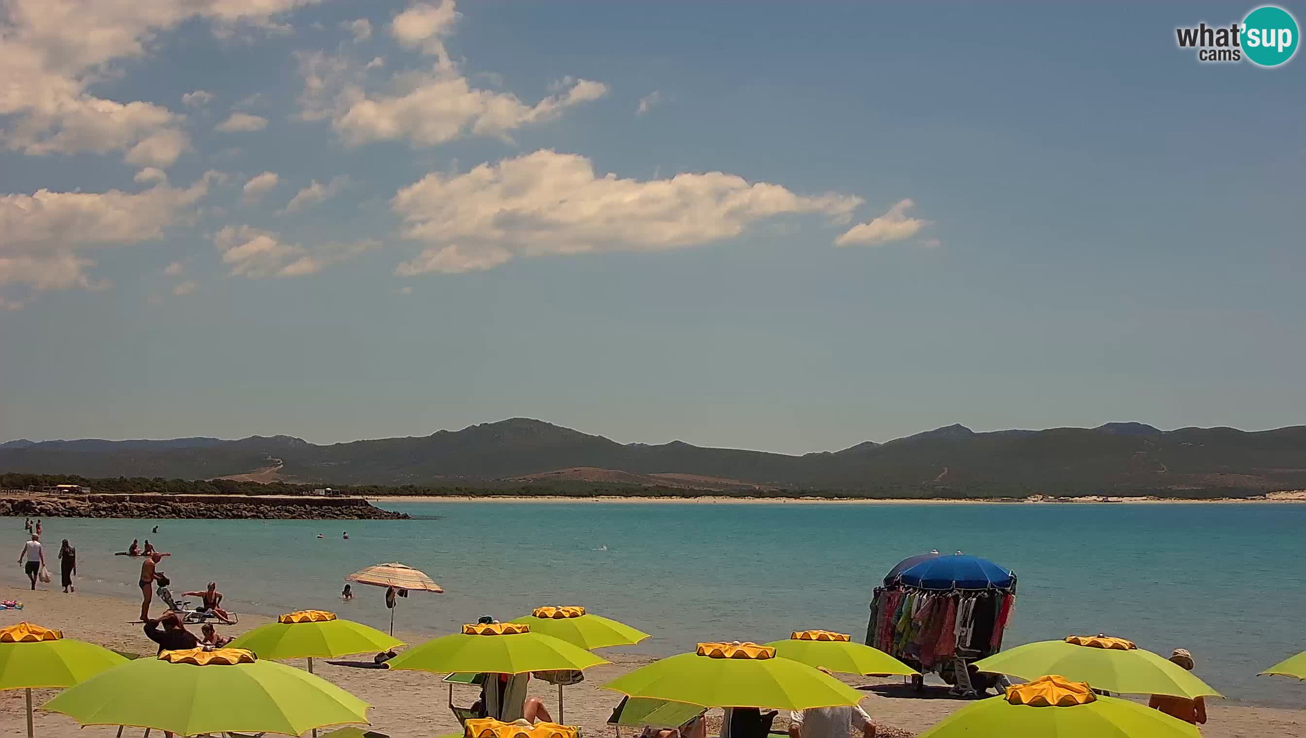 Spletna kamera Porto Pino – Pogled v živo iz Sant’Anna Arresi