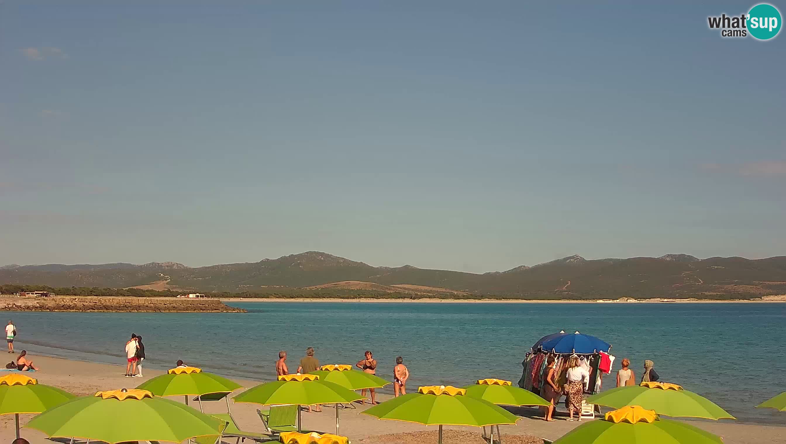Spletna kamera Porto Pino – Pogled v živo iz Sant’Anna Arresi