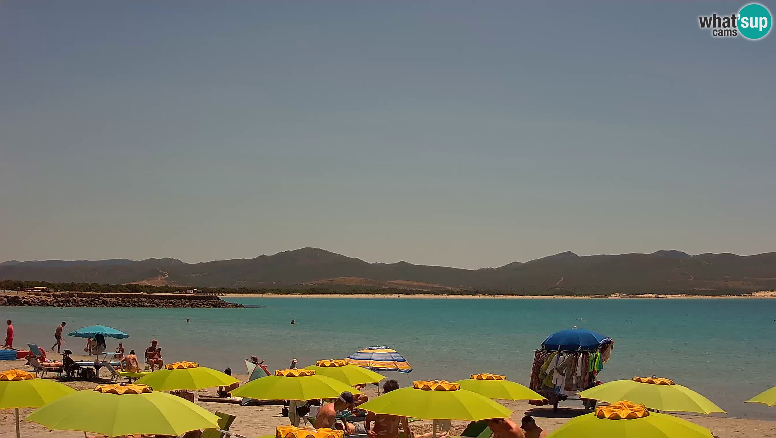 Spletna kamera Porto Pino – Pogled v živo iz Sant’Anna Arresi