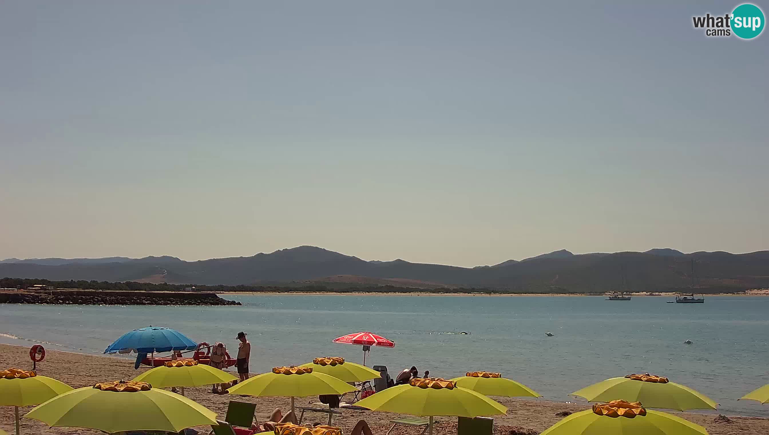 Spletna kamera Porto Pino – Pogled v živo iz Sant’Anna Arresi