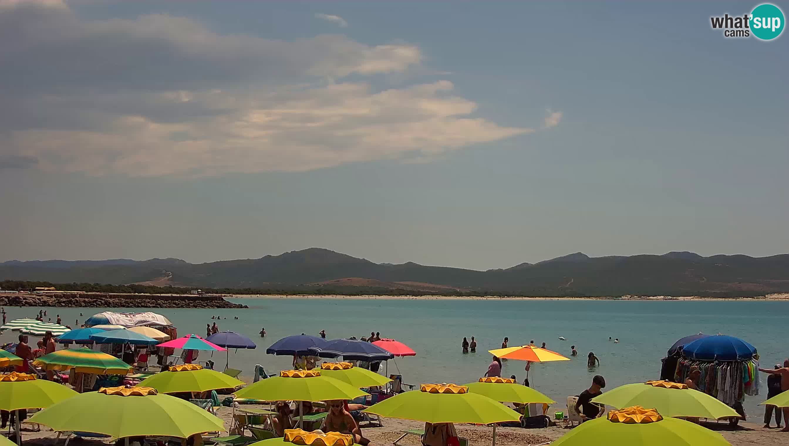 Spletna kamera Porto Pino – Pogled v živo iz Sant’Anna Arresi