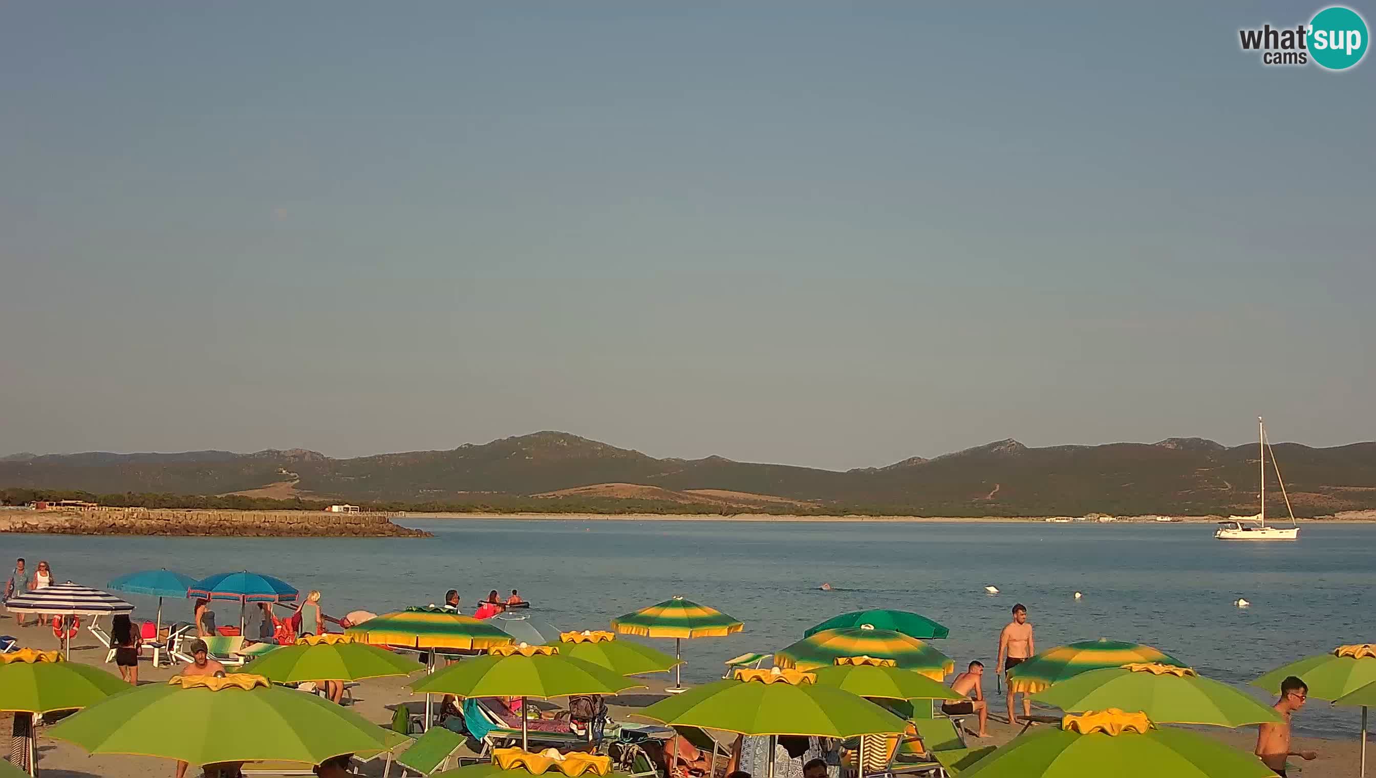 Spletna kamera Porto Pino – Pogled v živo iz Sant’Anna Arresi