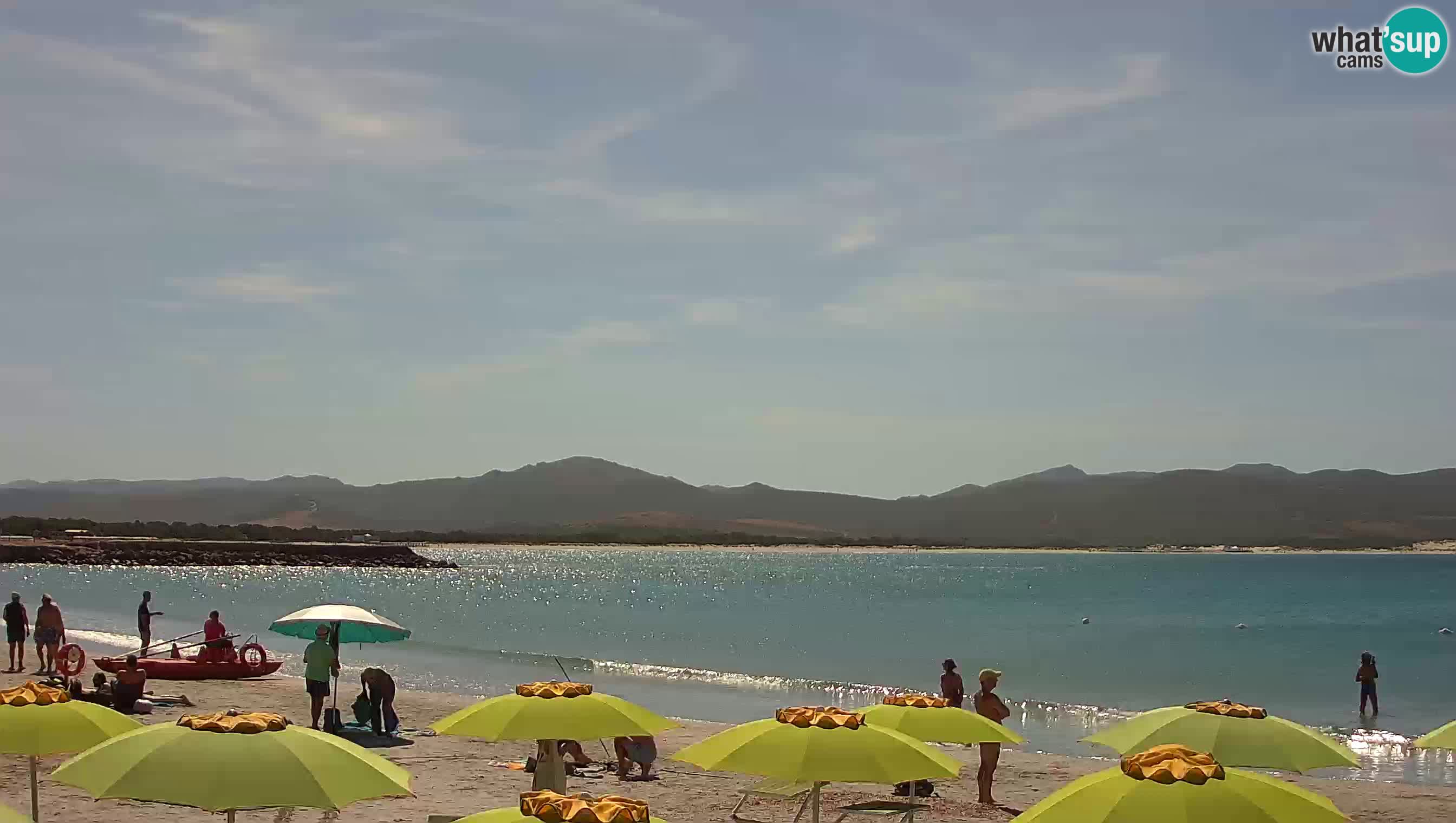 Spletna kamera Porto Pino – Pogled v živo iz Sant’Anna Arresi