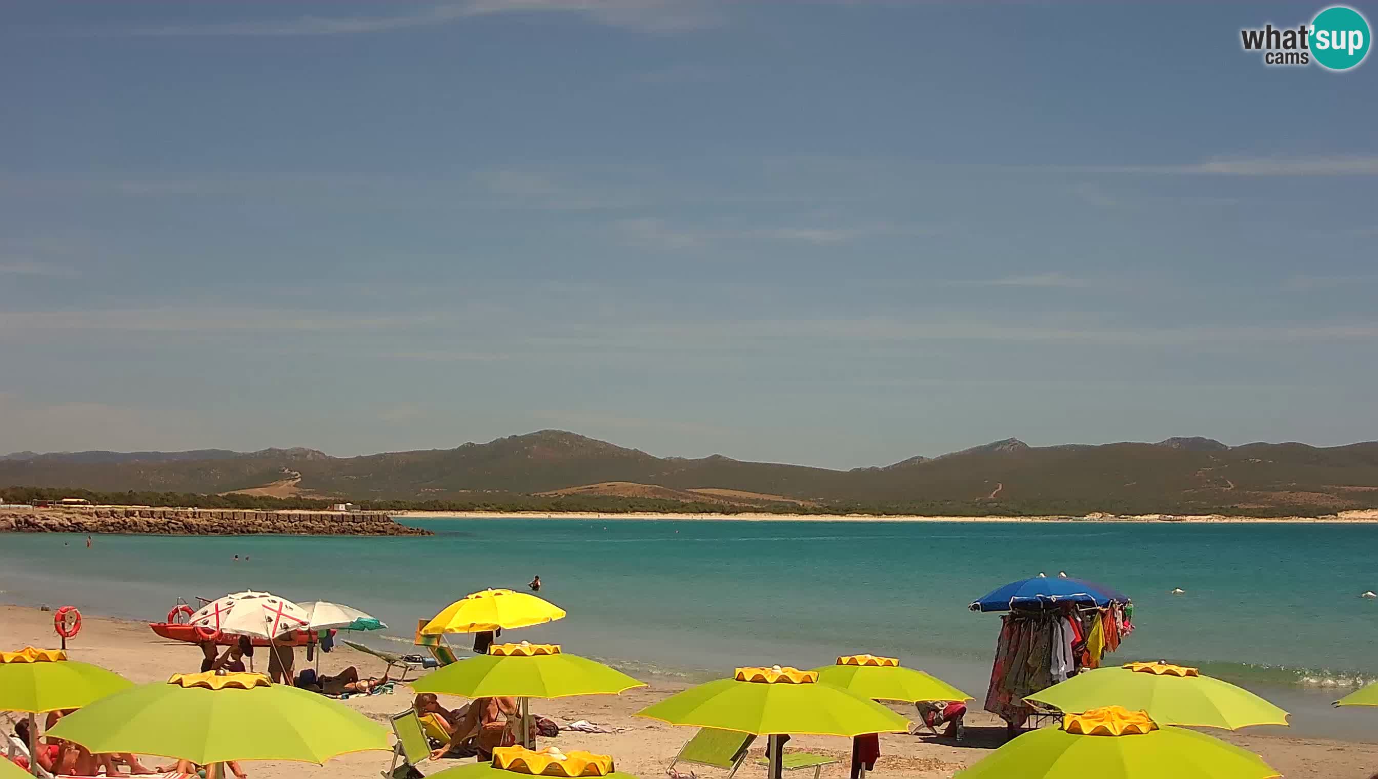 Spletna kamera Porto Pino – Pogled v živo iz Sant’Anna Arresi