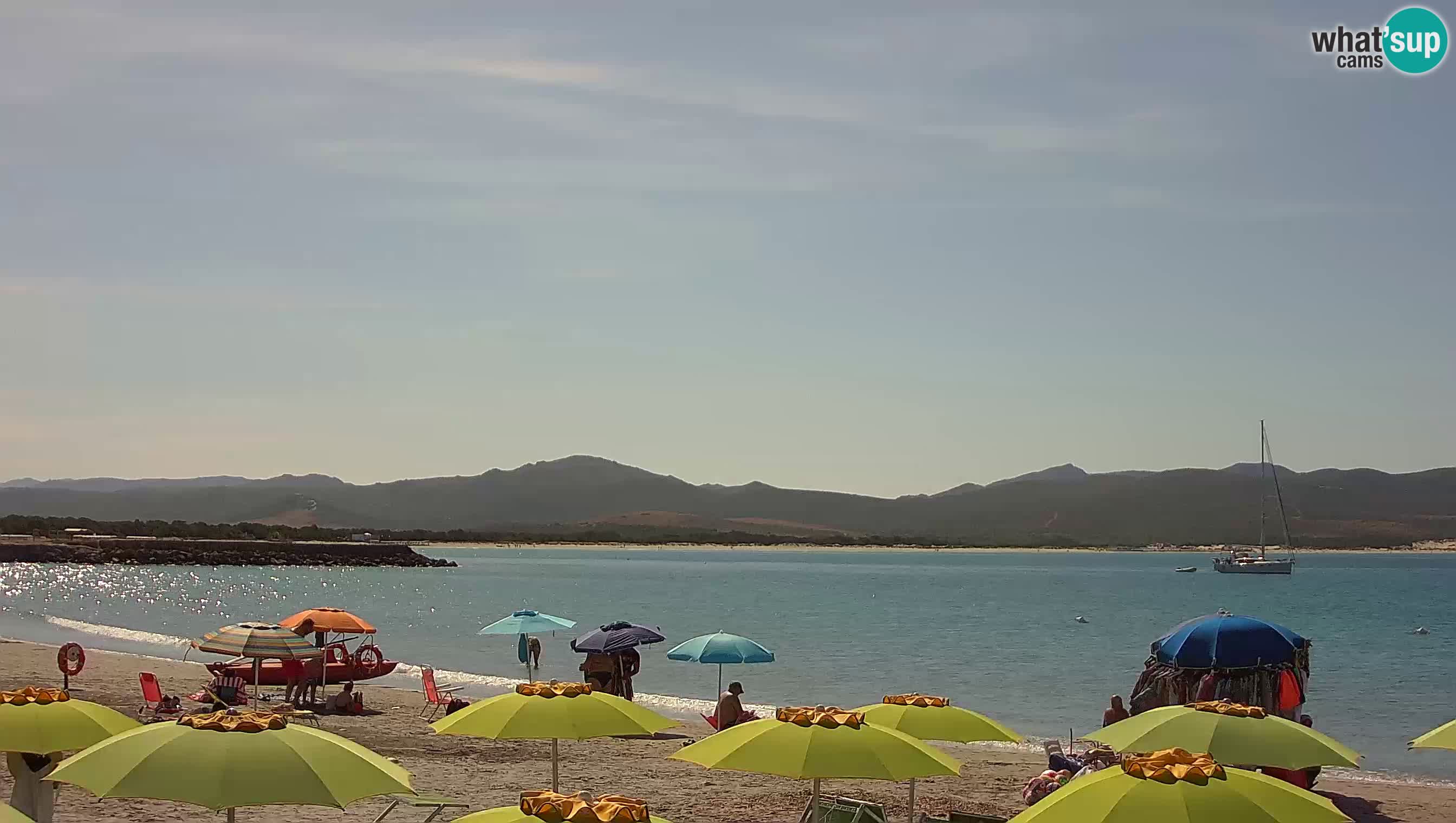 Spletna kamera Porto Pino – Pogled v živo iz Sant’Anna Arresi