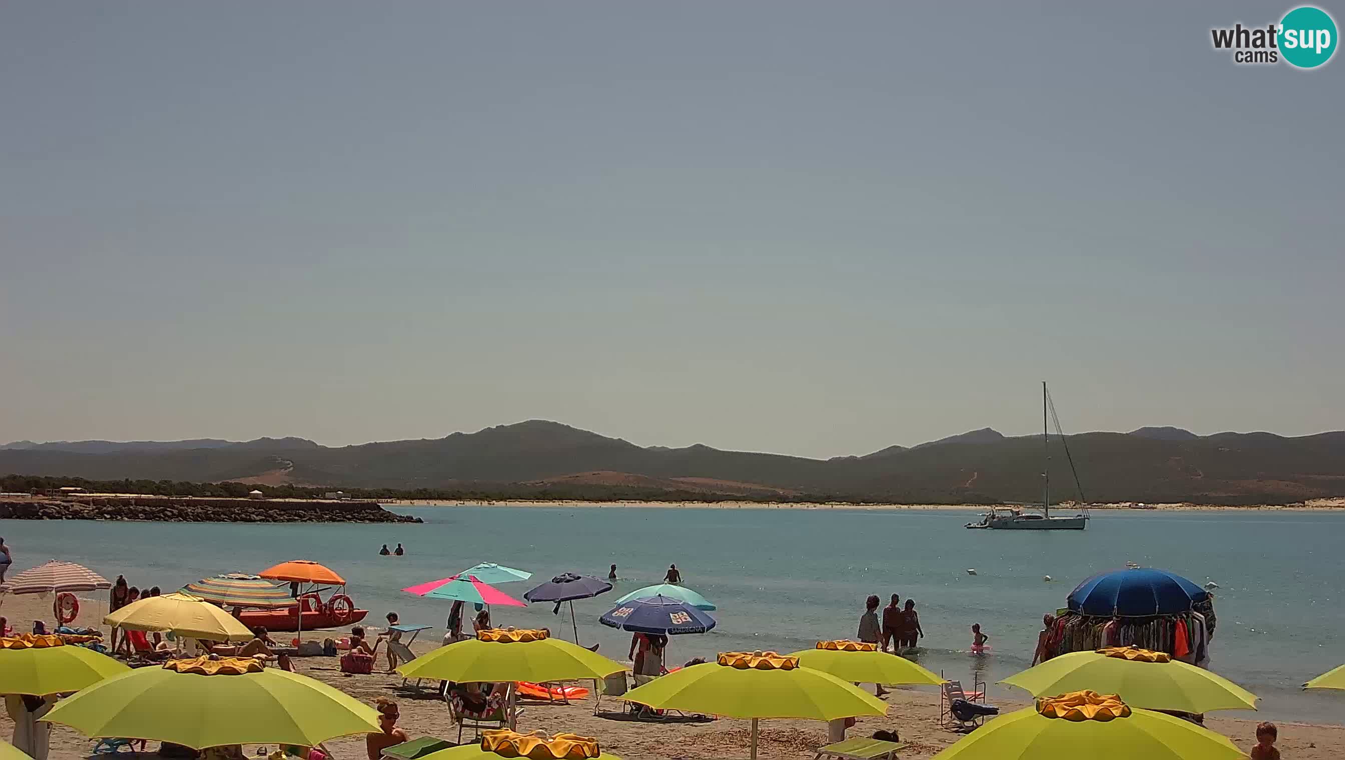 Spletna kamera Porto Pino – Pogled v živo iz Sant’Anna Arresi