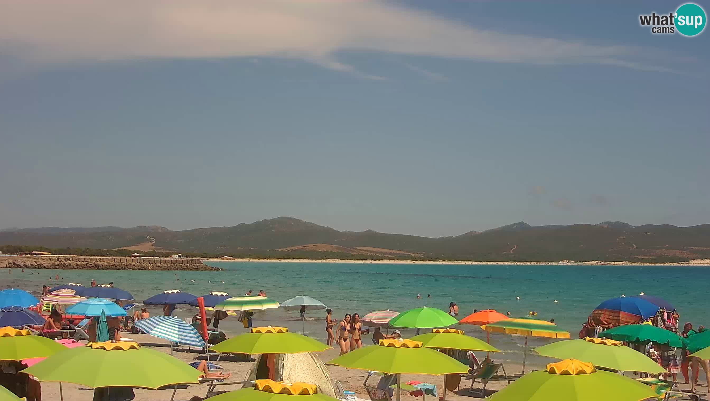 Spletna kamera Porto Pino – Pogled v živo iz Sant’Anna Arresi