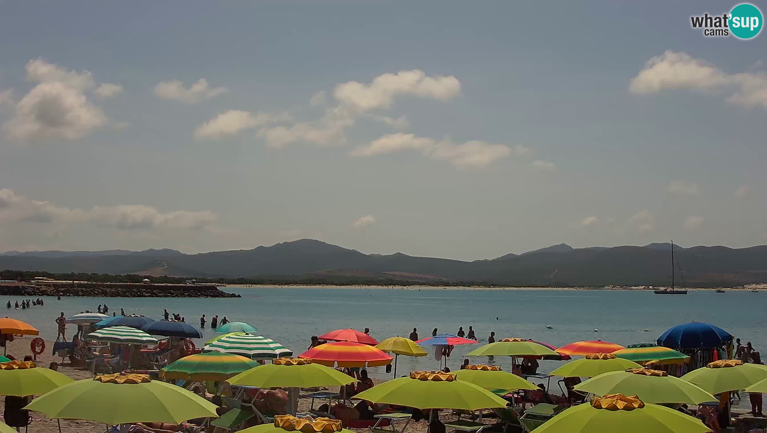 Spletna kamera Porto Pino – Pogled v živo iz Sant’Anna Arresi