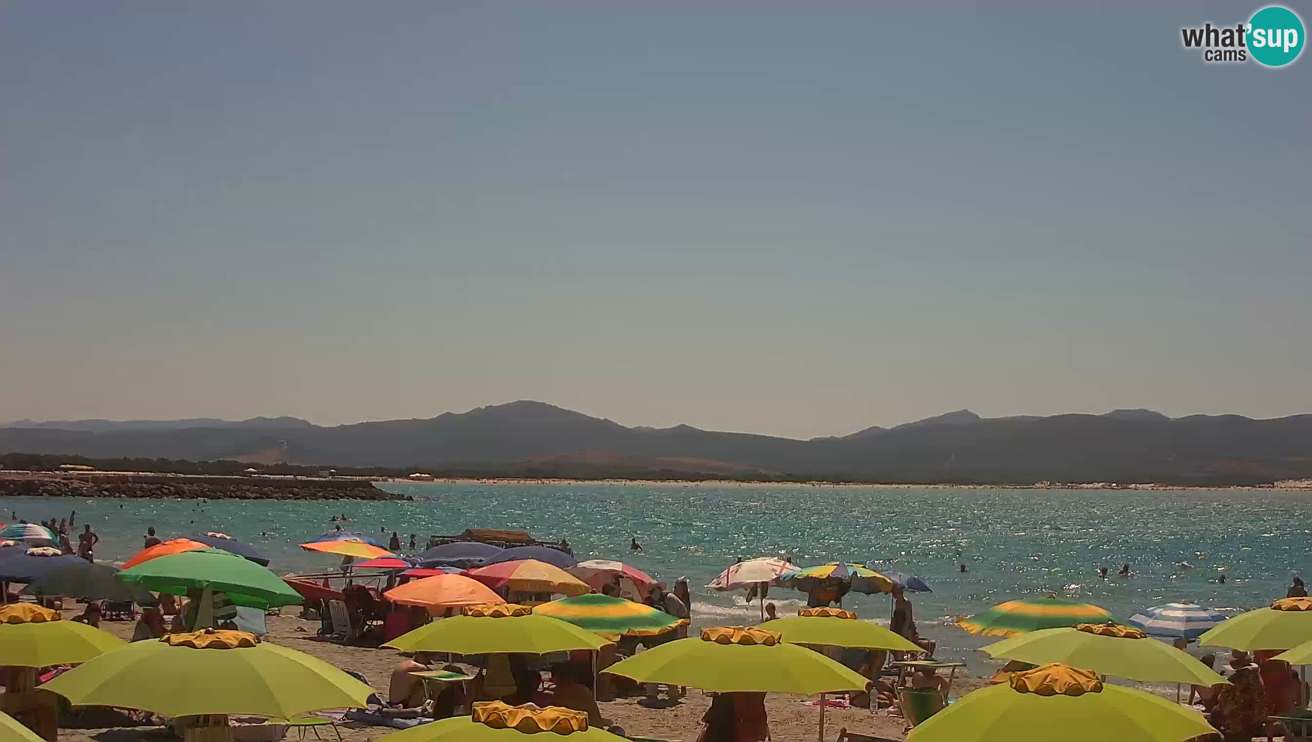 Spletna kamera Porto Pino – Pogled v živo iz Sant’Anna Arresi