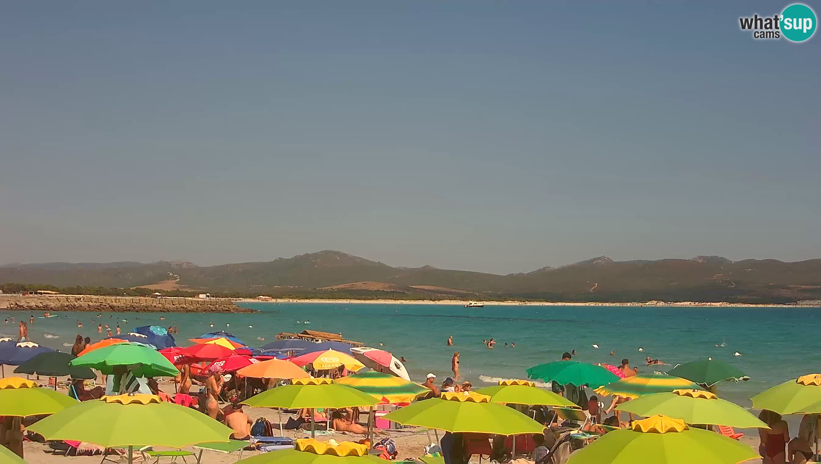 Spletna kamera Porto Pino – Pogled v živo iz Sant’Anna Arresi