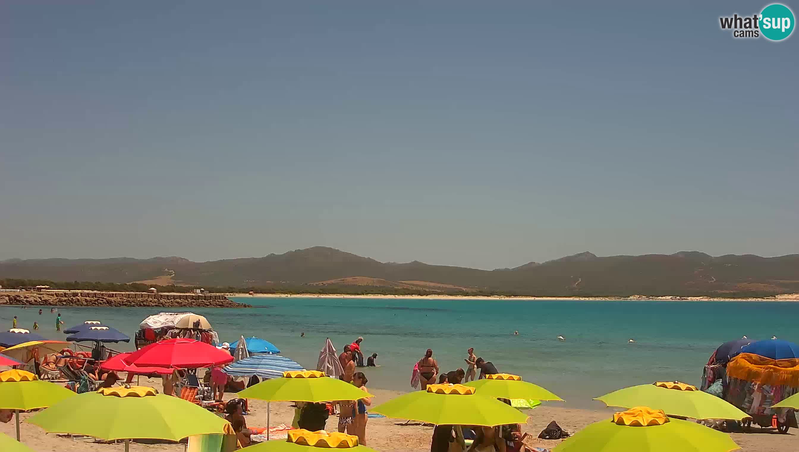 Spletna kamera Porto Pino – Pogled v živo iz Sant’Anna Arresi