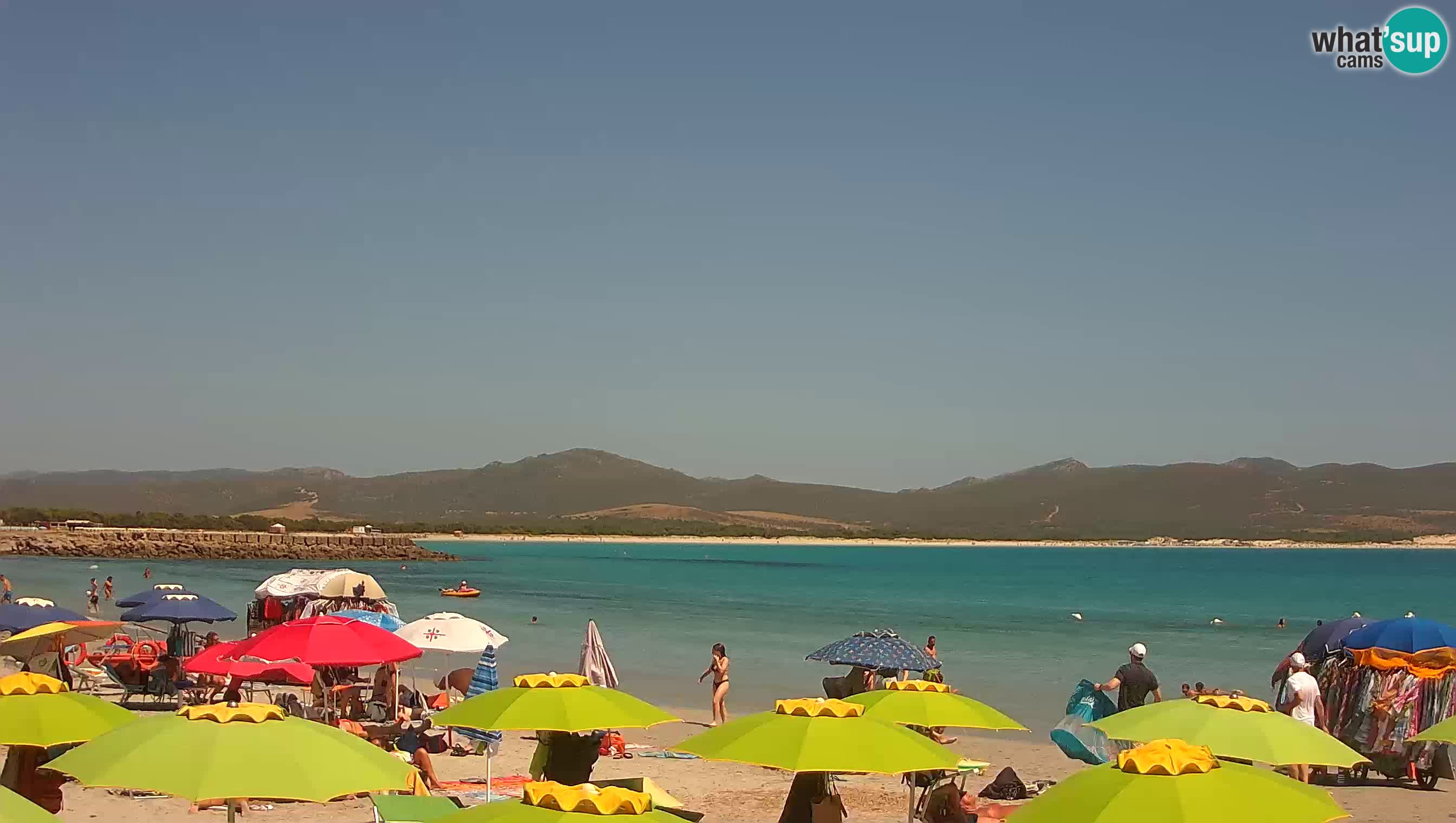 Spletna kamera Porto Pino – Pogled v živo iz Sant’Anna Arresi
