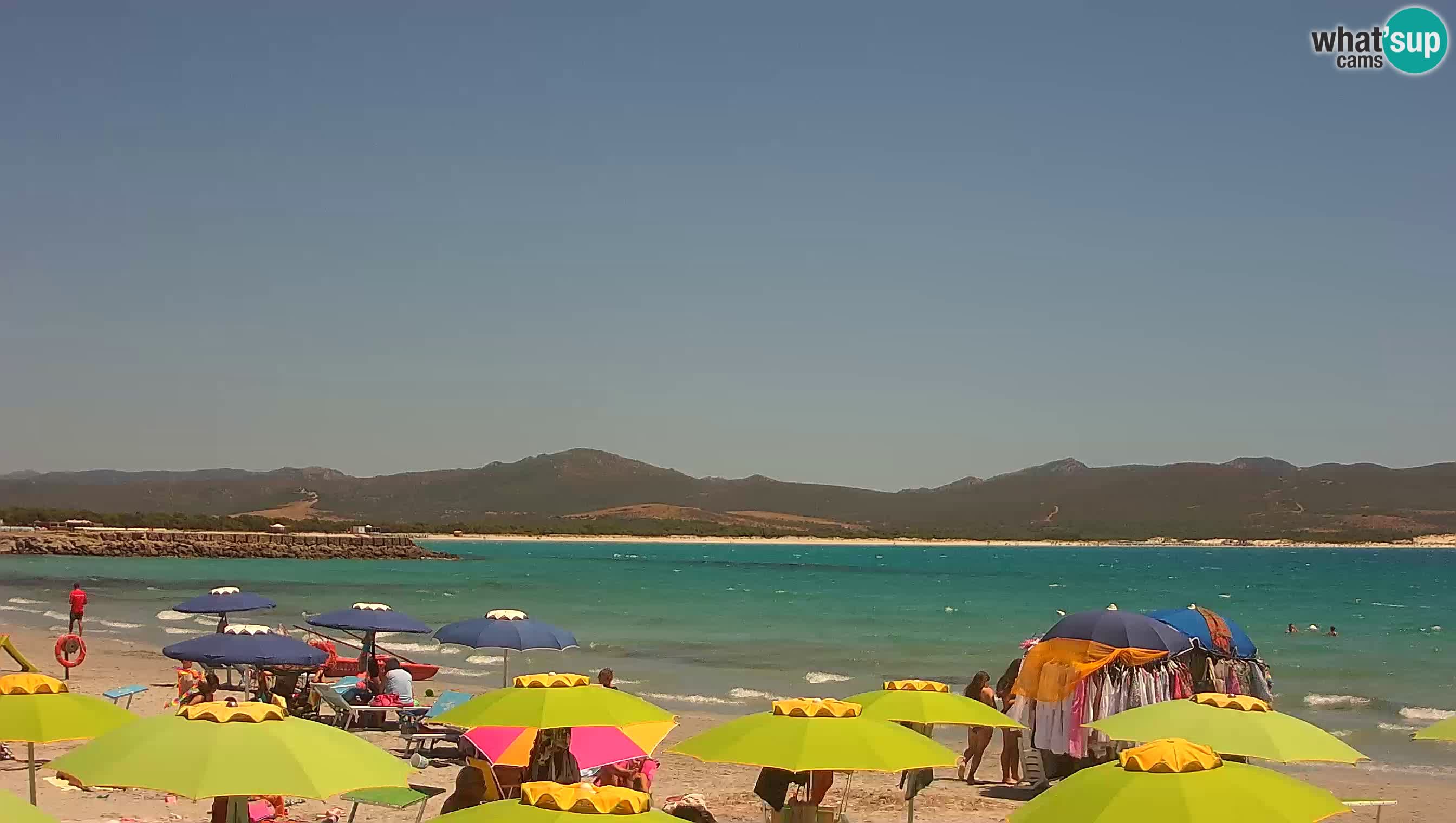 Spletna kamera Porto Pino – Pogled v živo iz Sant’Anna Arresi