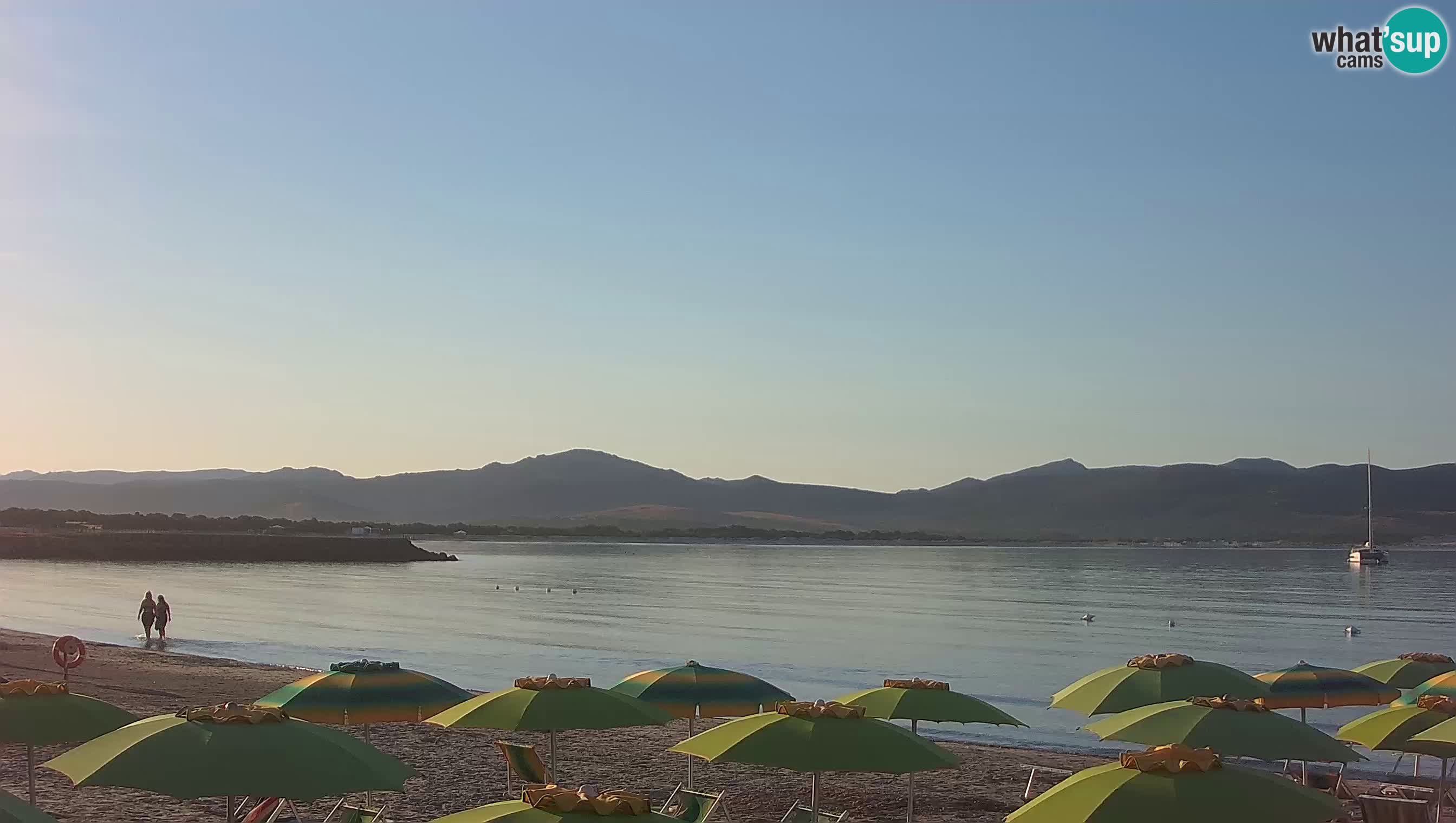 Spletna kamera Porto Pino – Pogled v živo iz Sant’Anna Arresi