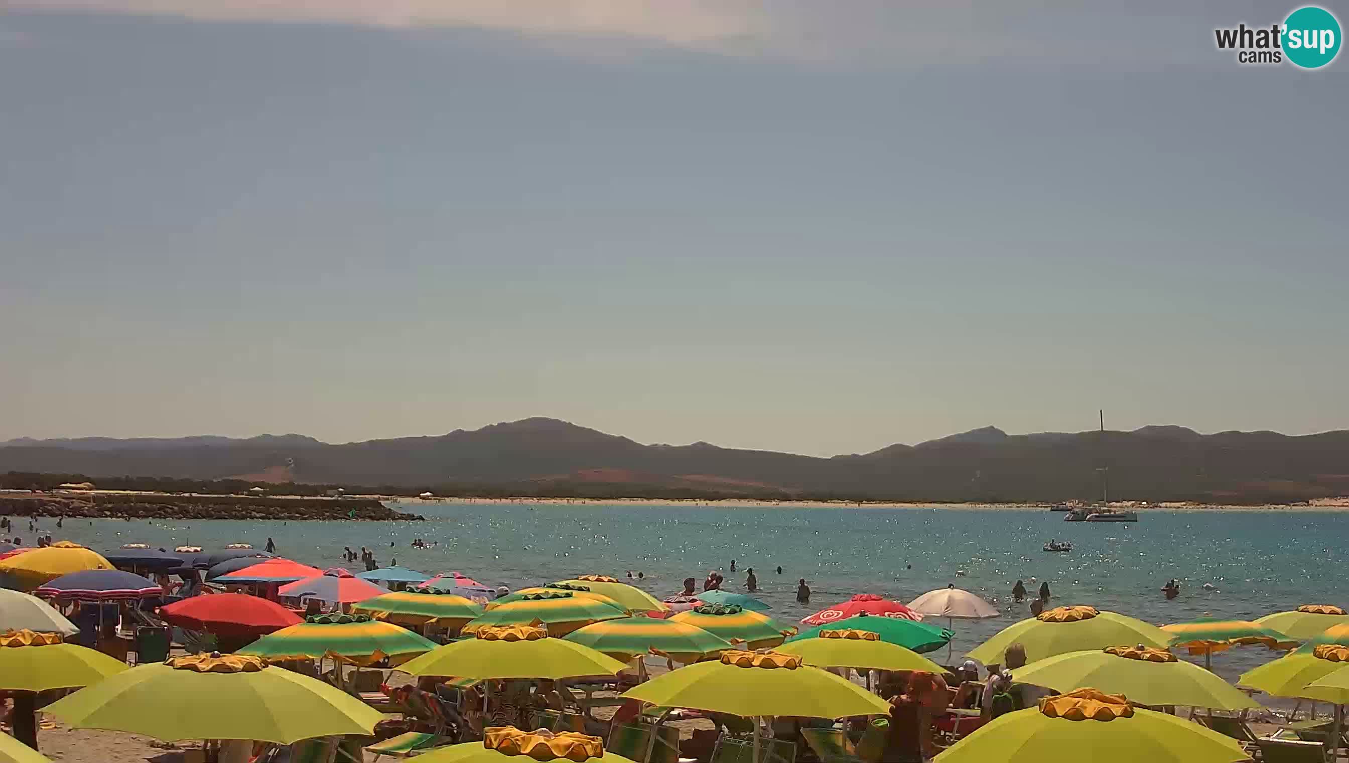 Spletna kamera Porto Pino – Pogled v živo iz Sant’Anna Arresi