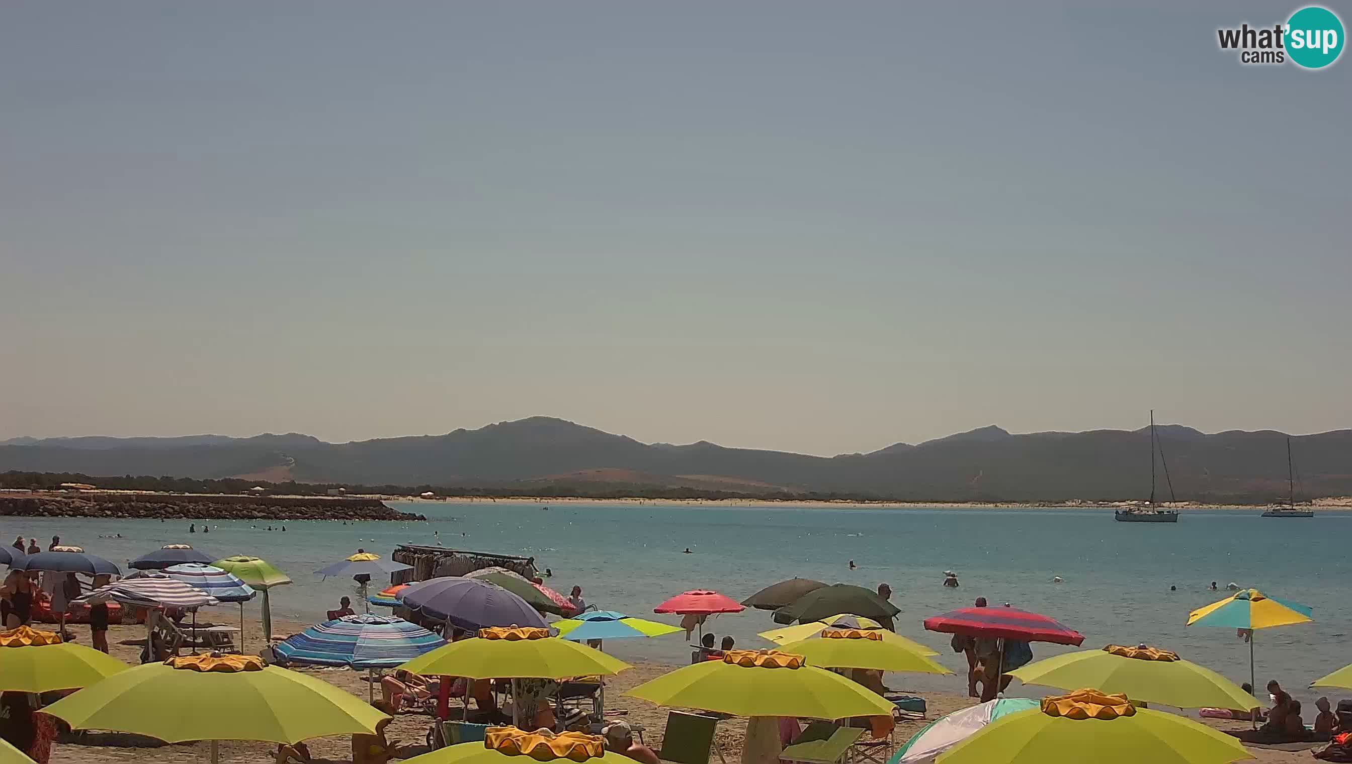 Spletna kamera Porto Pino – Pogled v živo iz Sant’Anna Arresi