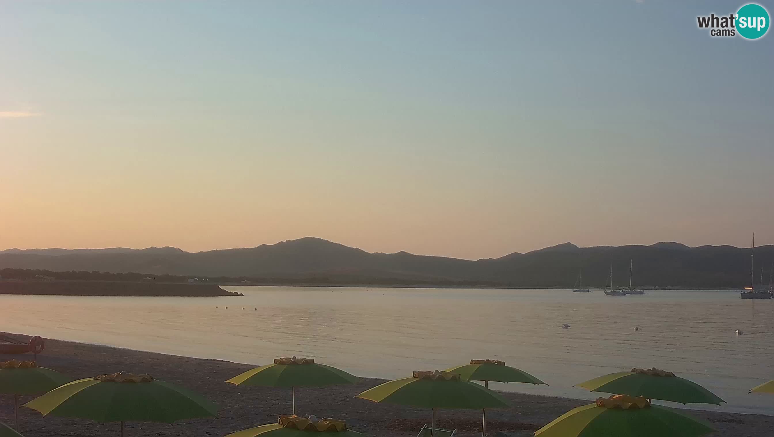 Spletna kamera Porto Pino – Pogled v živo iz Sant’Anna Arresi