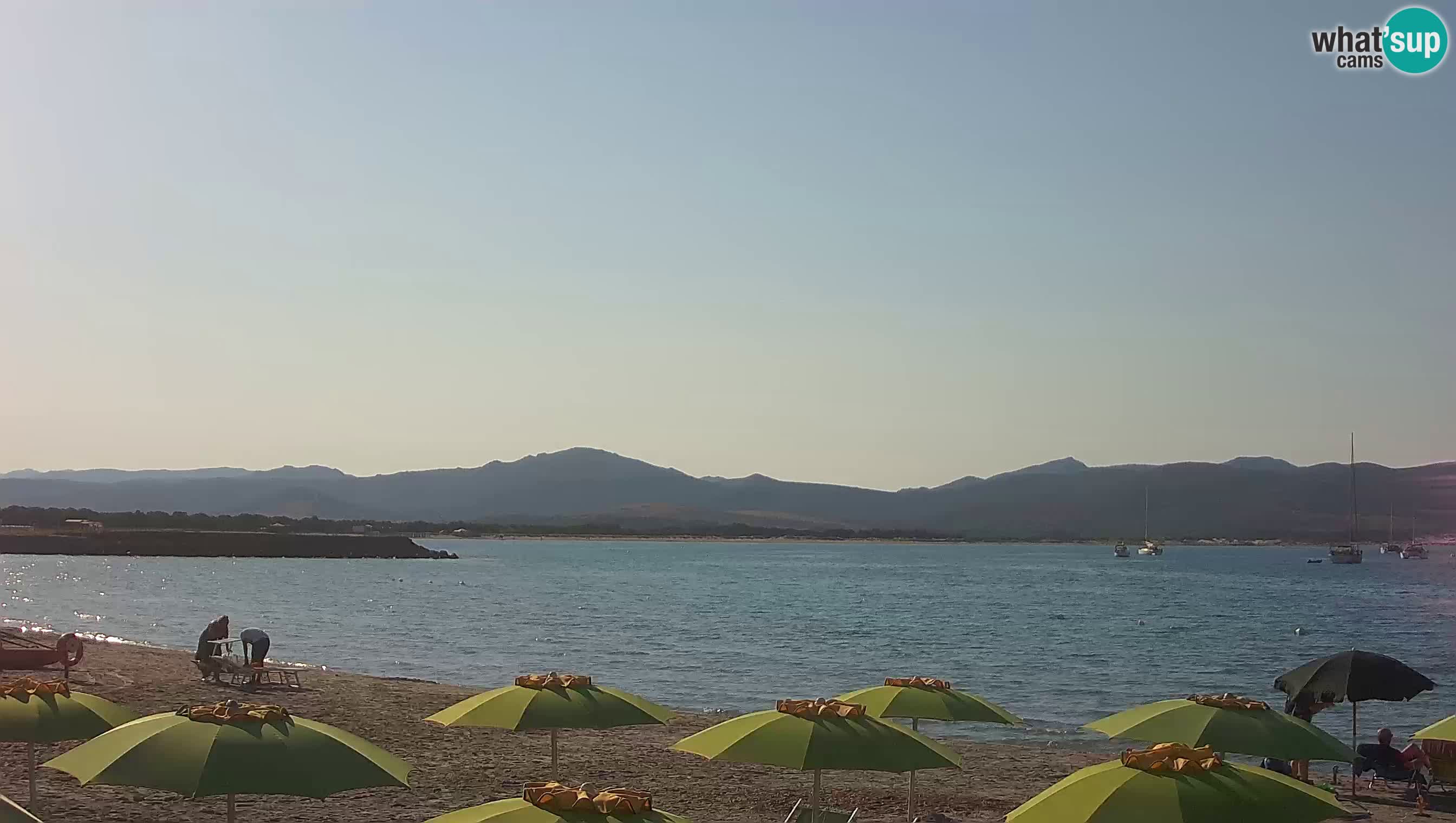 Spletna kamera Porto Pino – Pogled v živo iz Sant’Anna Arresi