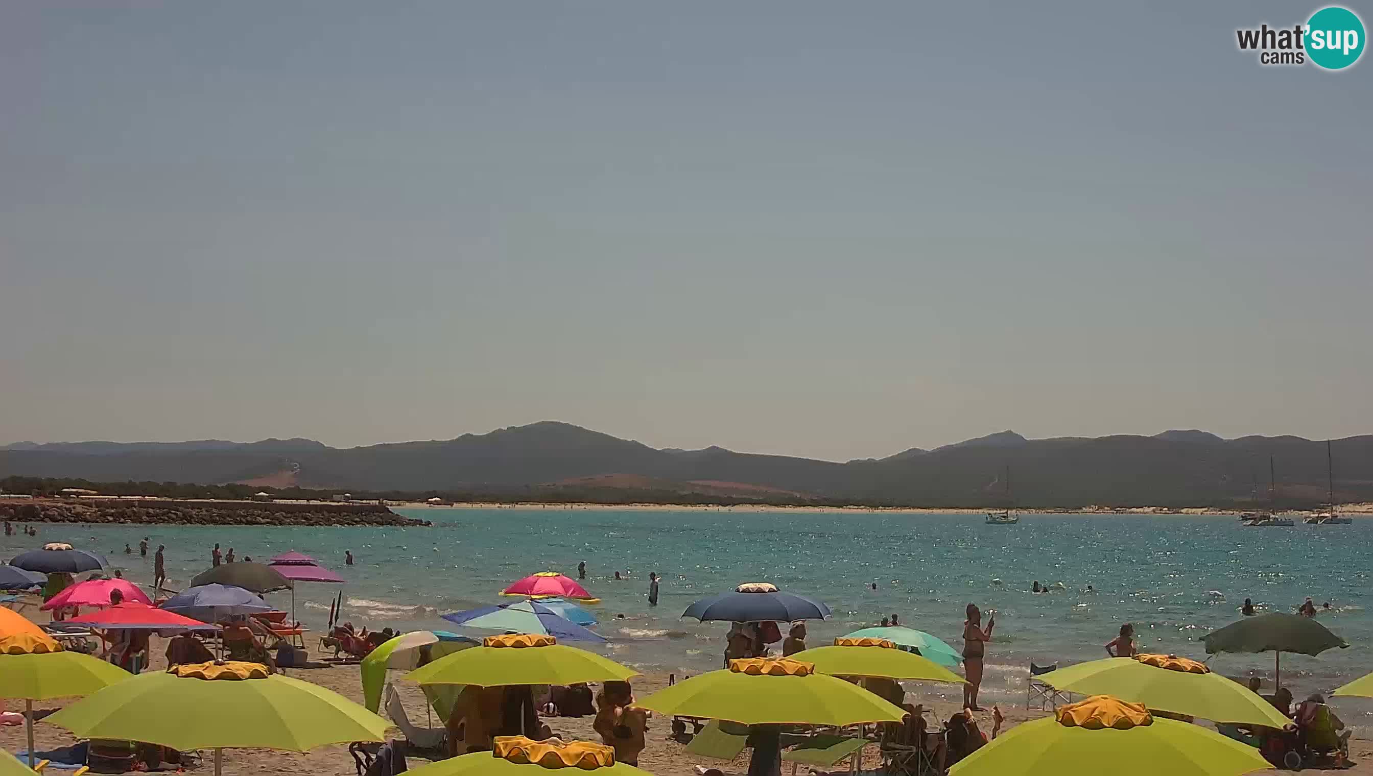Spletna kamera Porto Pino – Pogled v živo iz Sant’Anna Arresi