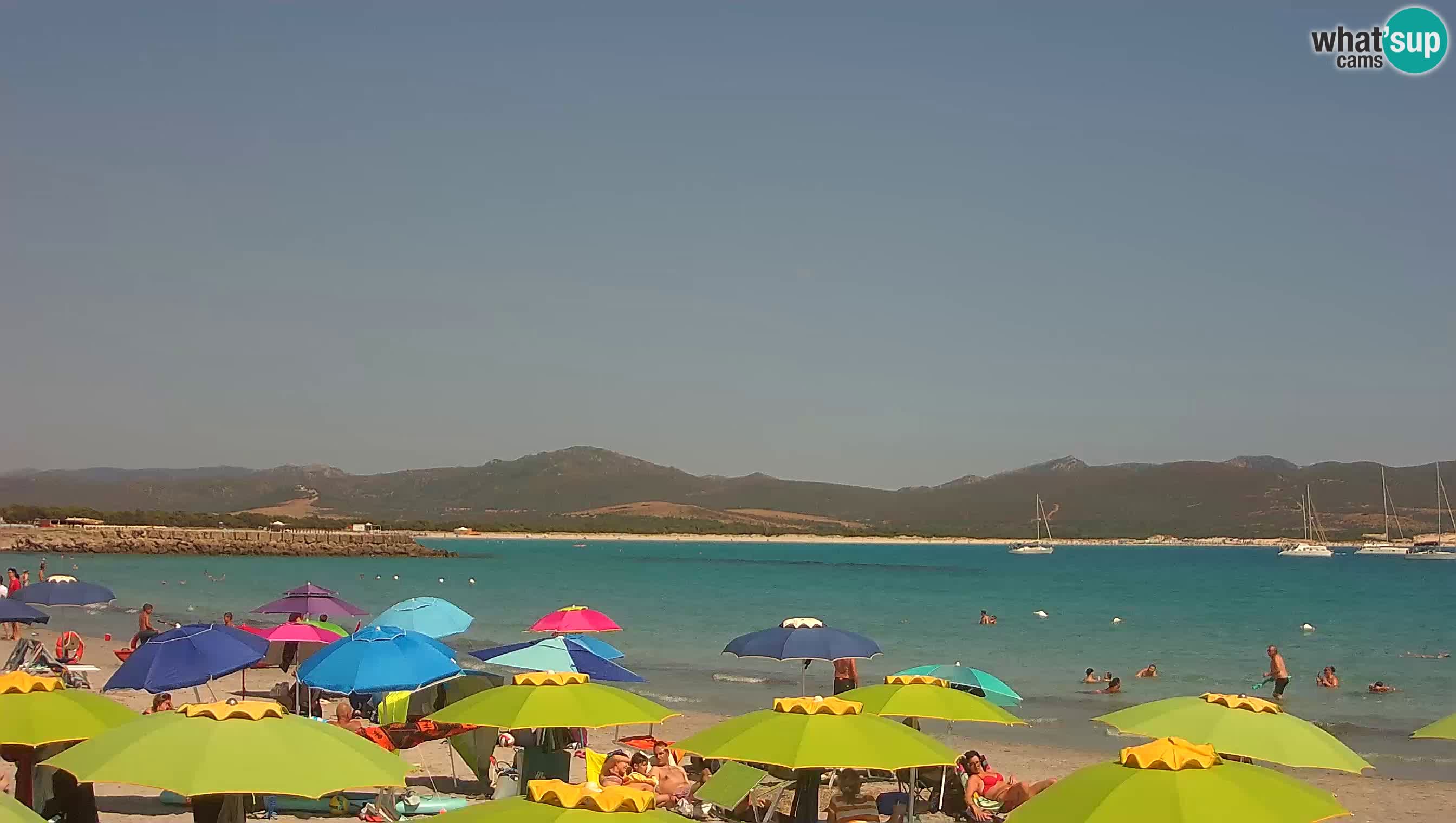 Spletna kamera Porto Pino – Pogled v živo iz Sant’Anna Arresi