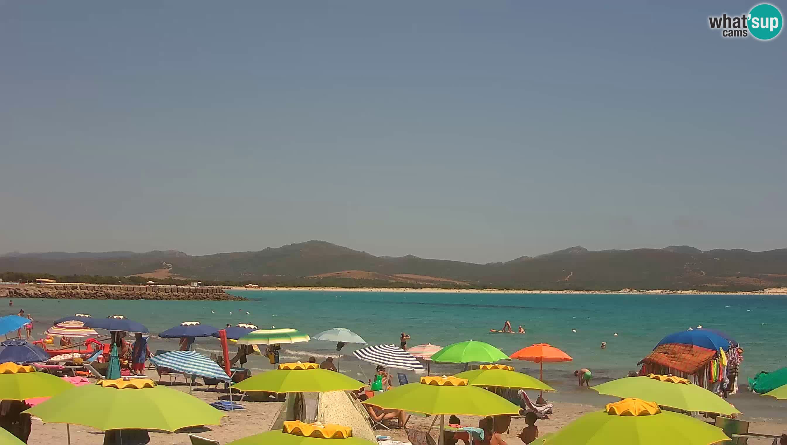 Spletna kamera Porto Pino – Pogled v živo iz Sant’Anna Arresi