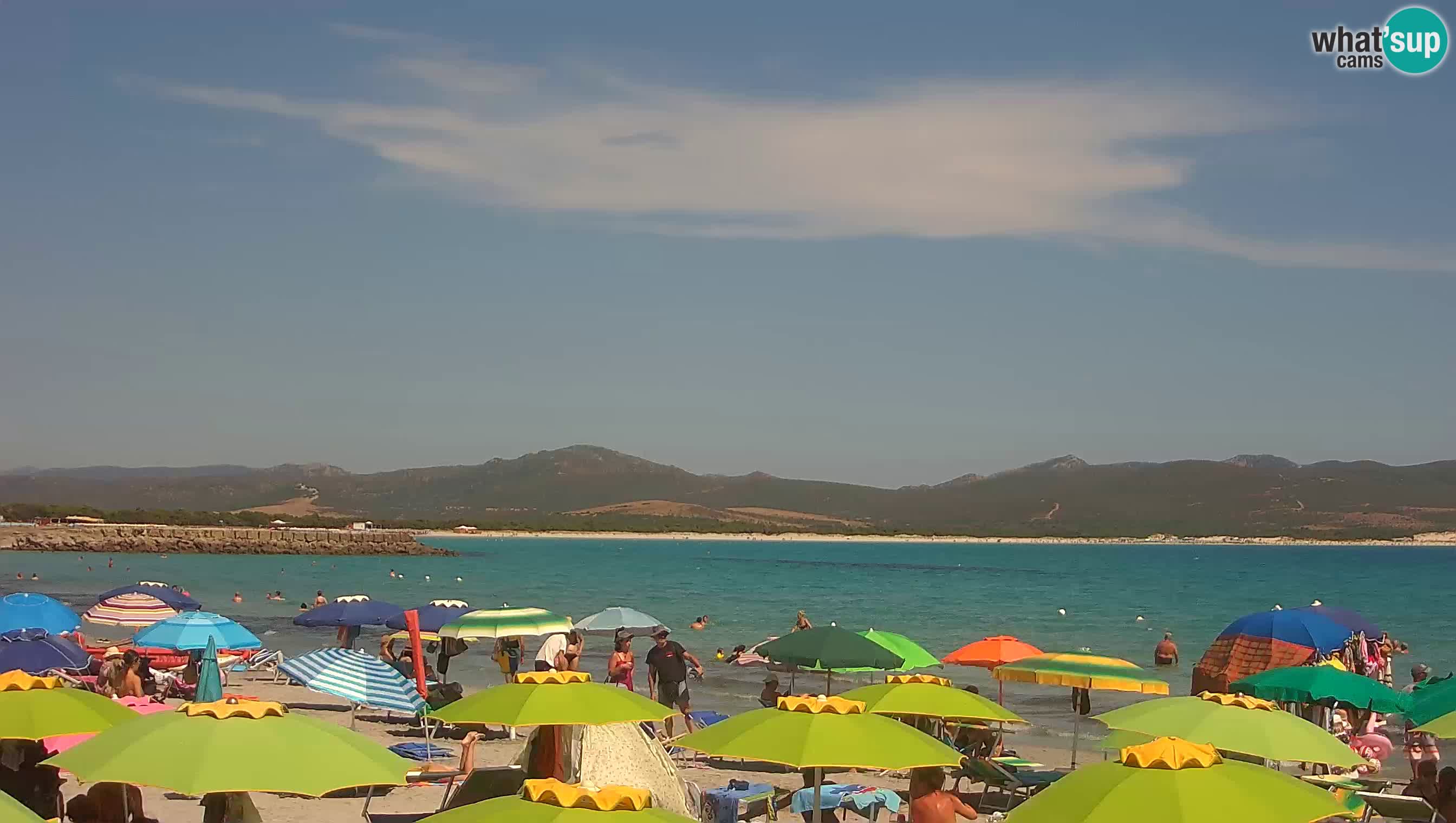 Spletna kamera Porto Pino – Pogled v živo iz Sant’Anna Arresi