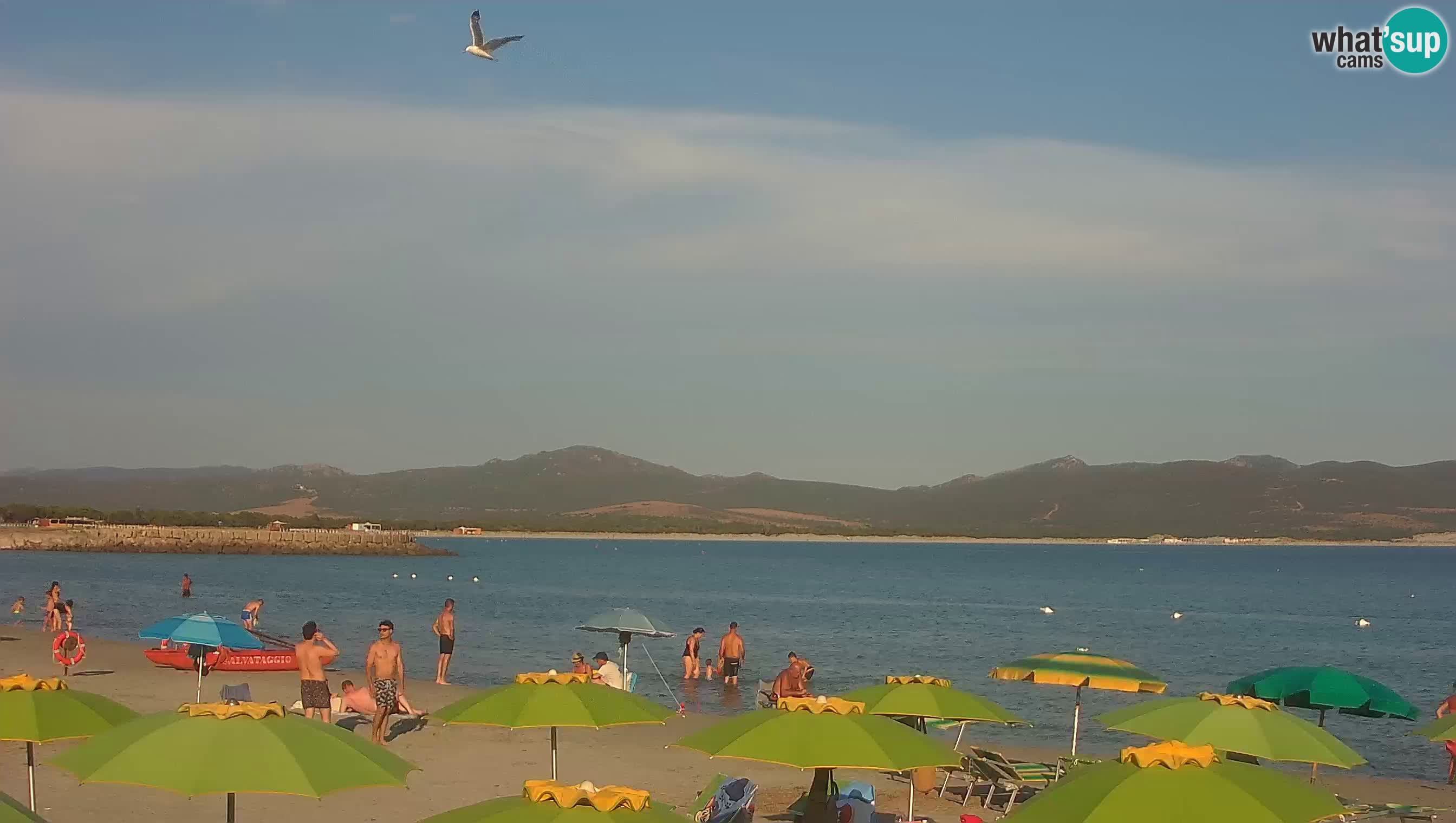 Spletna kamera Porto Pino – Pogled v živo iz Sant’Anna Arresi