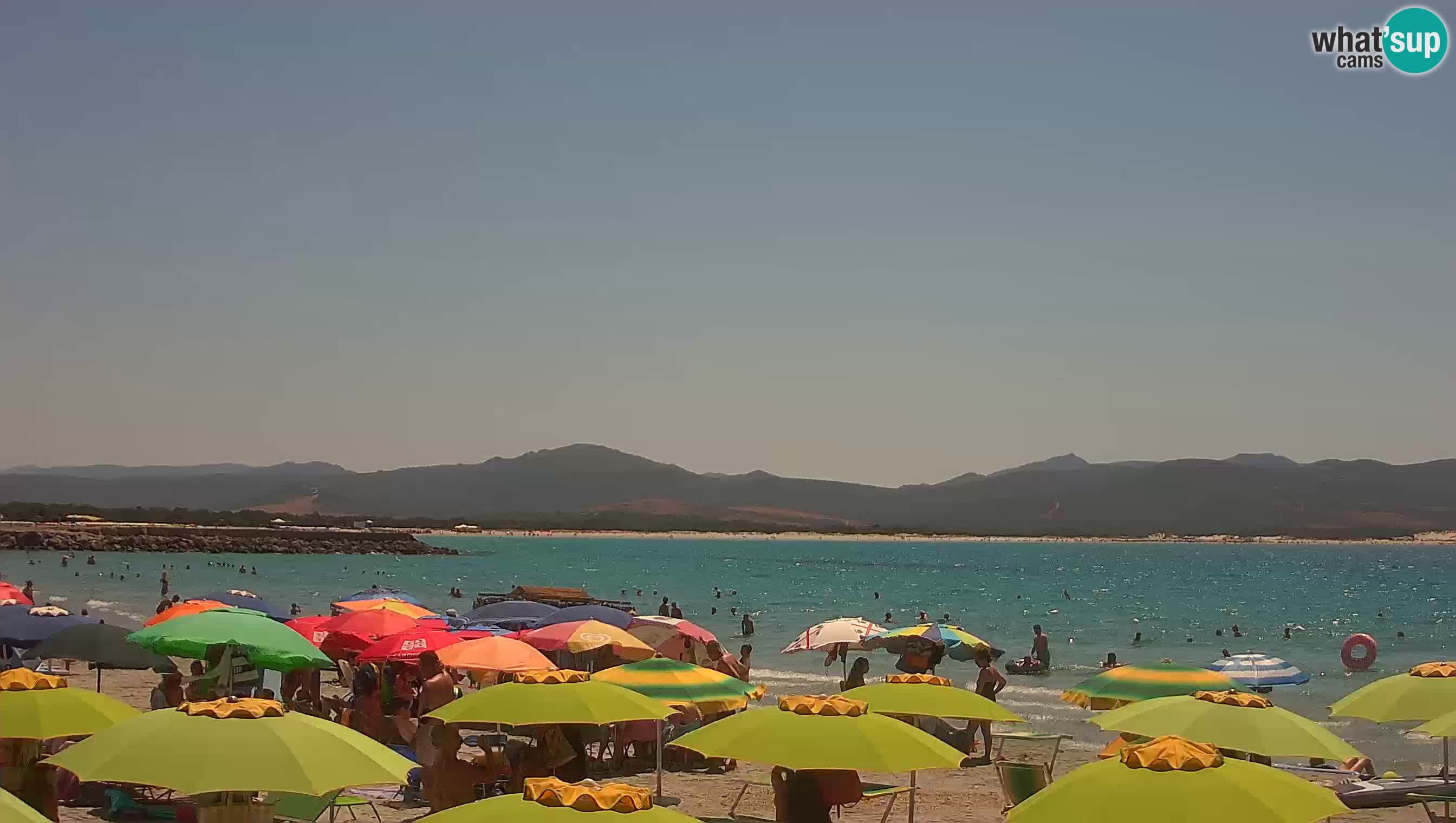 Spletna kamera Porto Pino – Pogled v živo iz Sant’Anna Arresi
