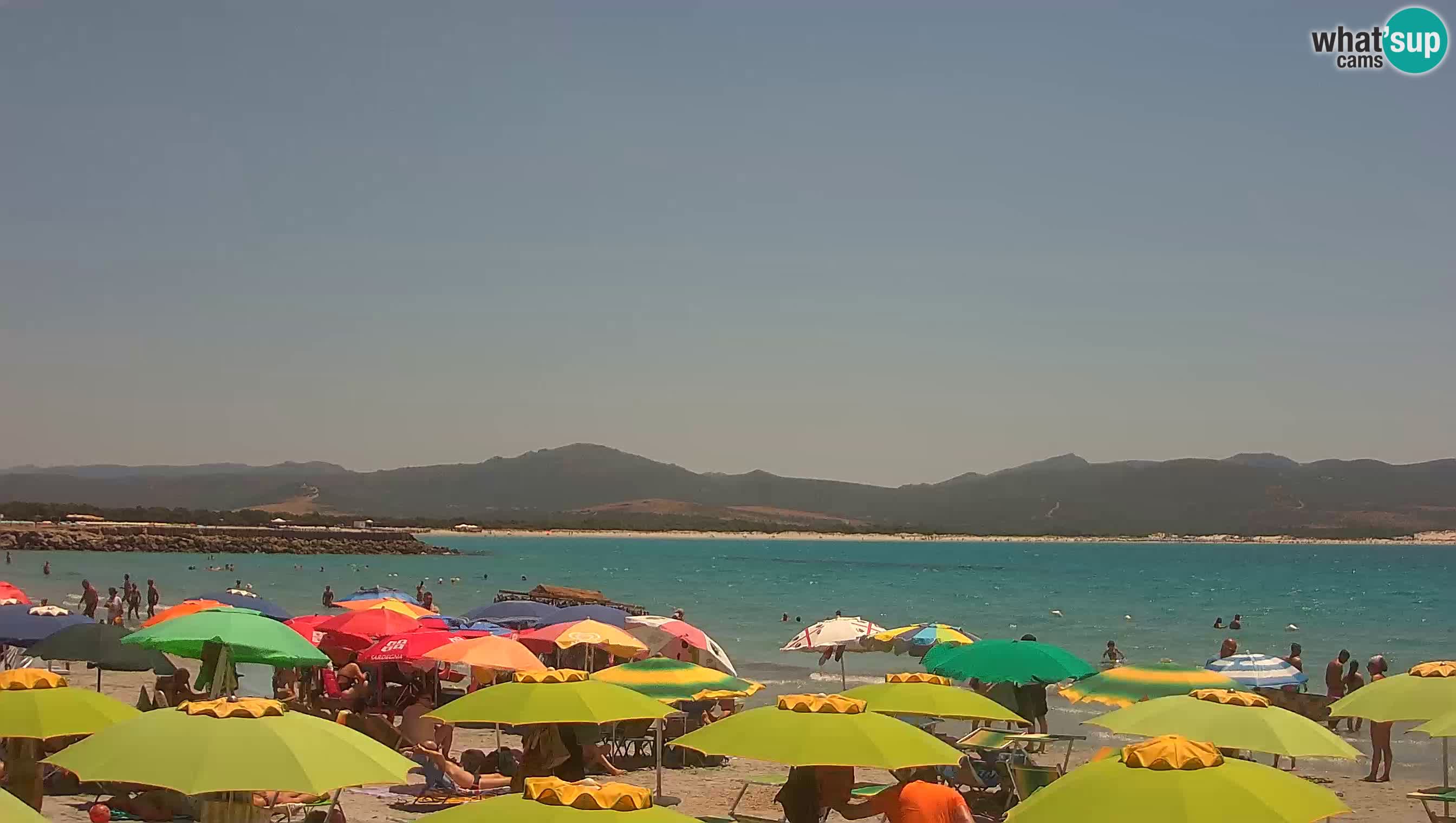 Spletna kamera Porto Pino – Pogled v živo iz Sant’Anna Arresi