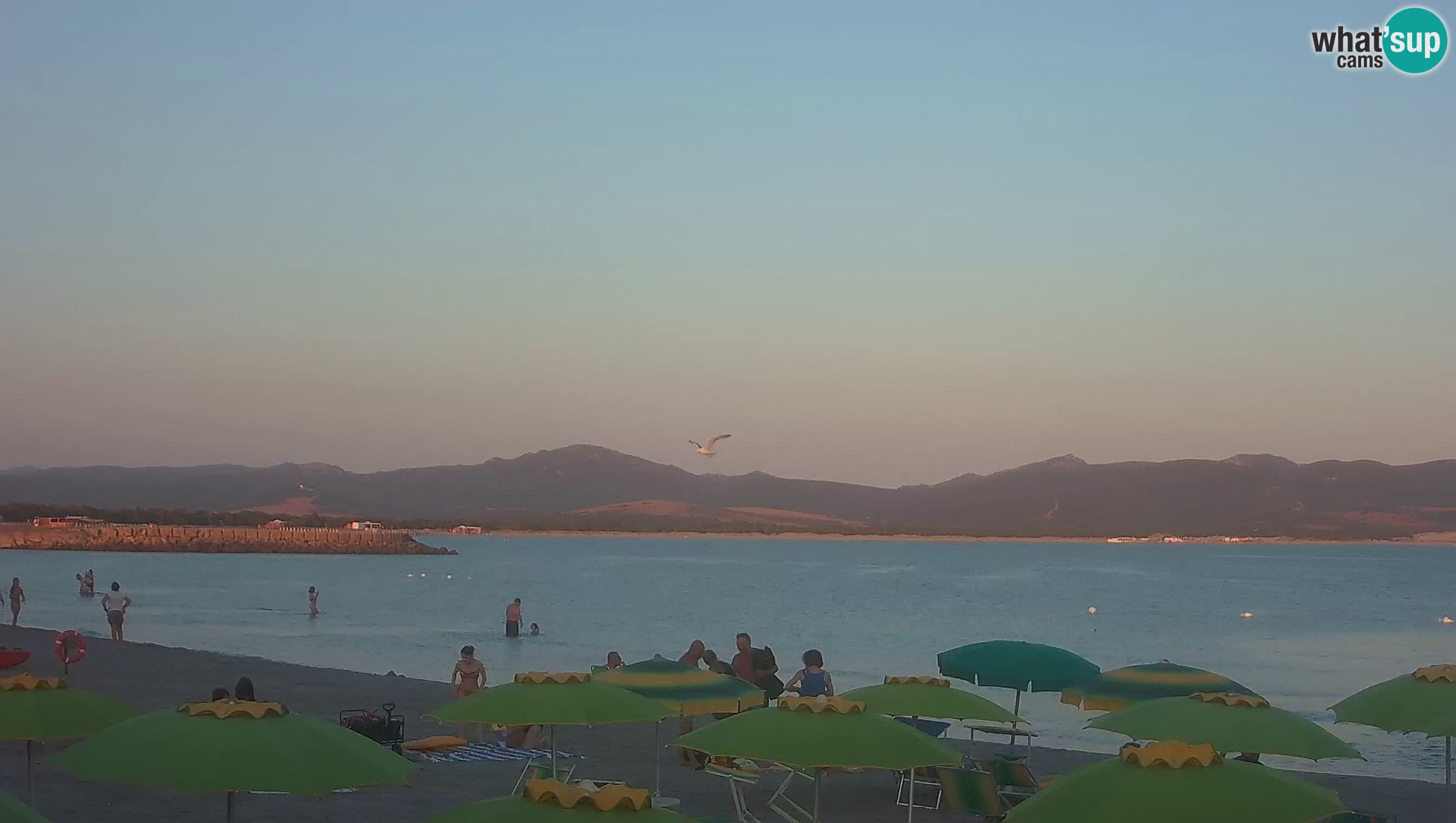 Spletna kamera Porto Pino – Pogled v živo iz Sant’Anna Arresi