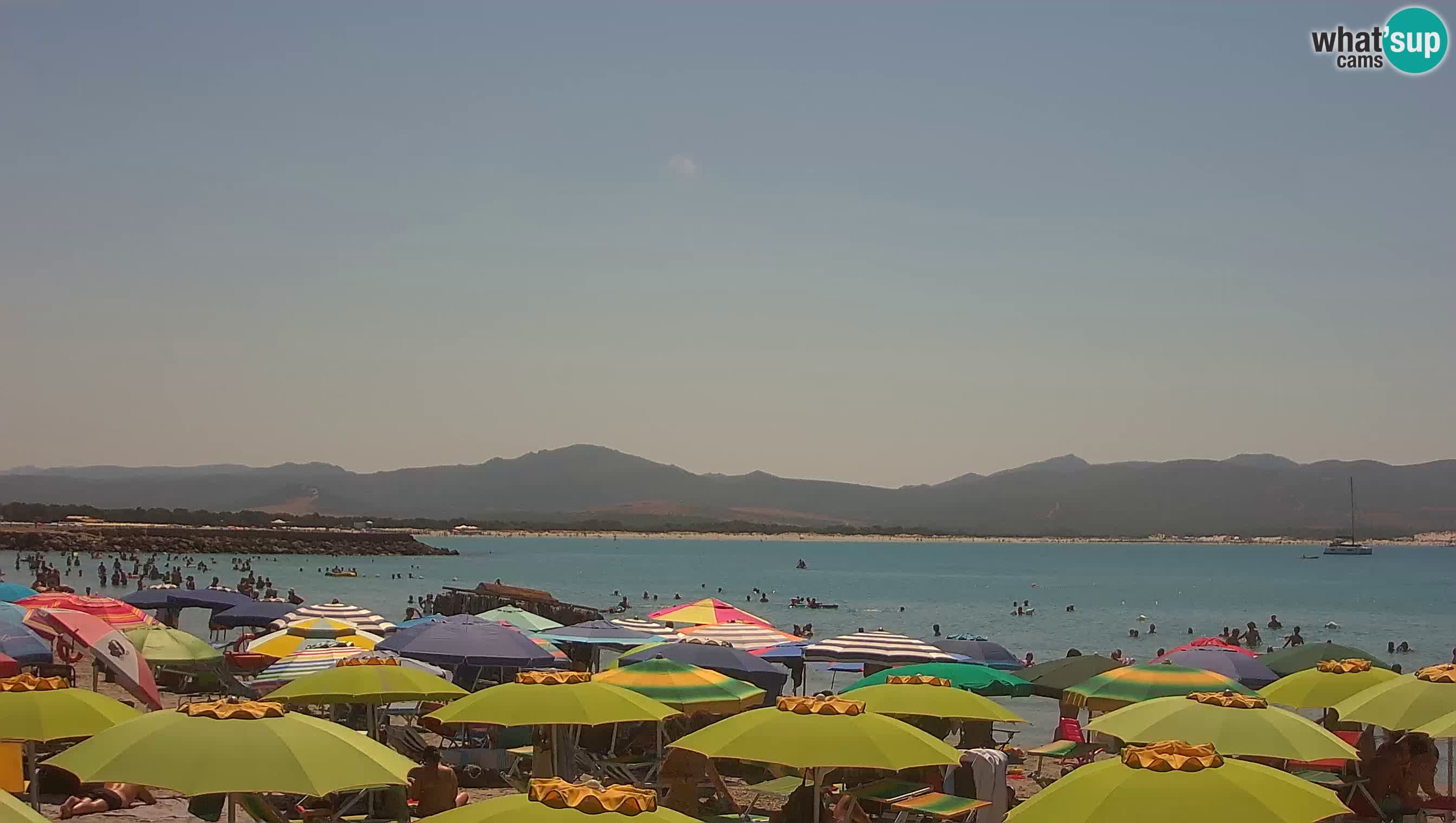 Spletna kamera Porto Pino – Pogled v živo iz Sant’Anna Arresi