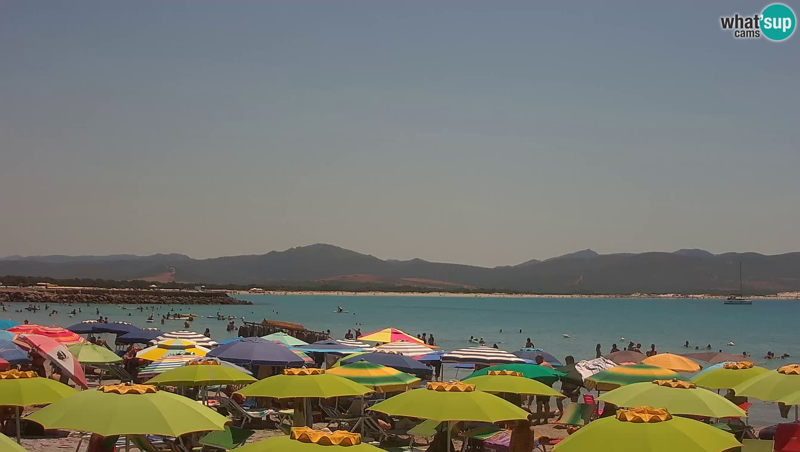 Spletna kamera Porto Pino – Pogled v živo iz Sant’Anna Arresi